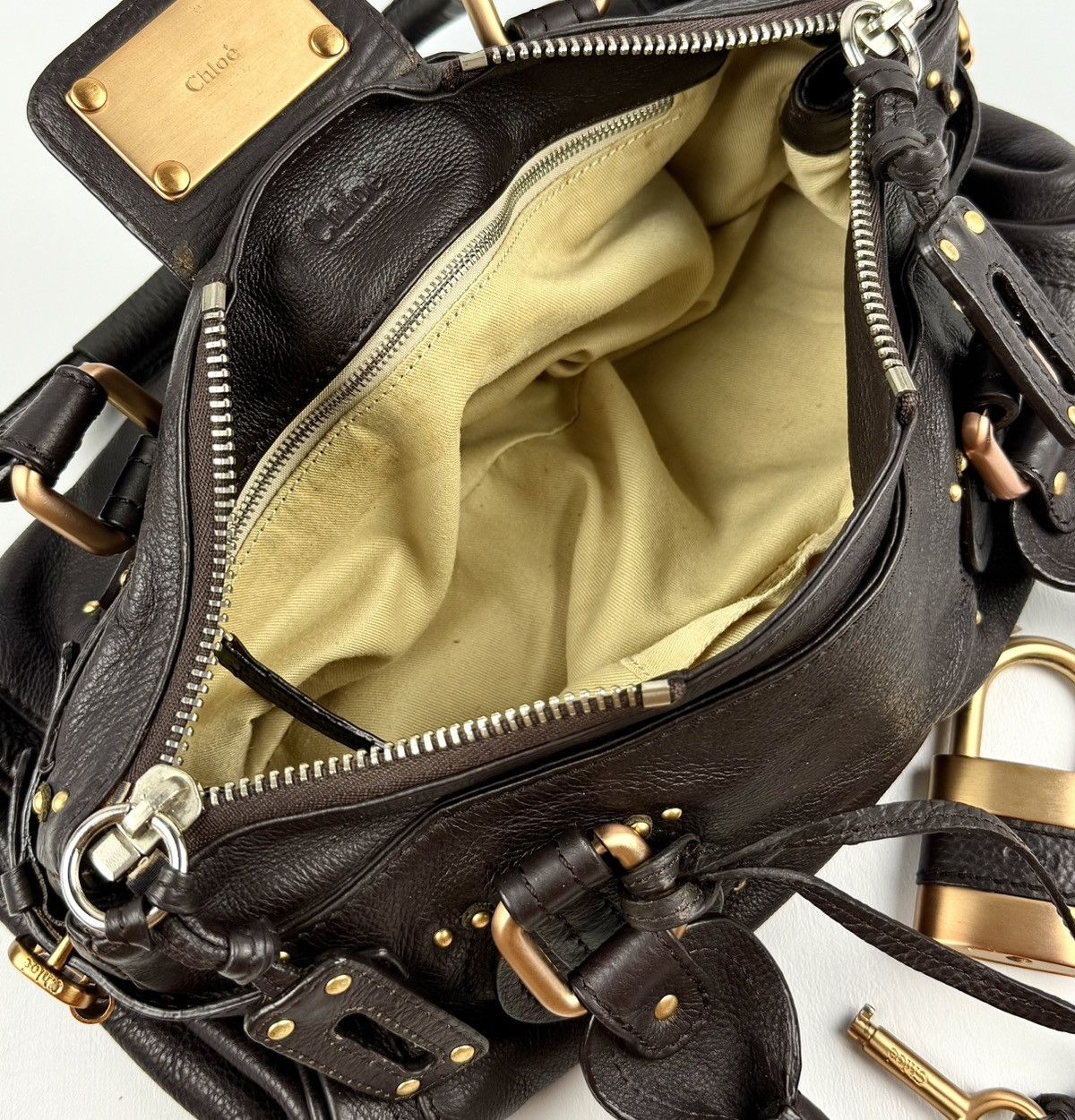Chloe Chloe - Phoebe Philo - 2005 - Dark Chocolate - Paddington Size ONE SIZE - 9 Thumbnail