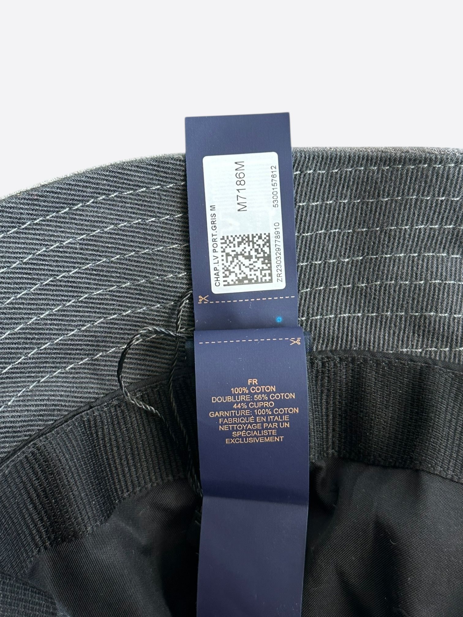 Louis Vuitton Louis Vuitton KidSuper Grey Patchwork Bucket Hat Size ONE SIZE - 6 Thumbnail
