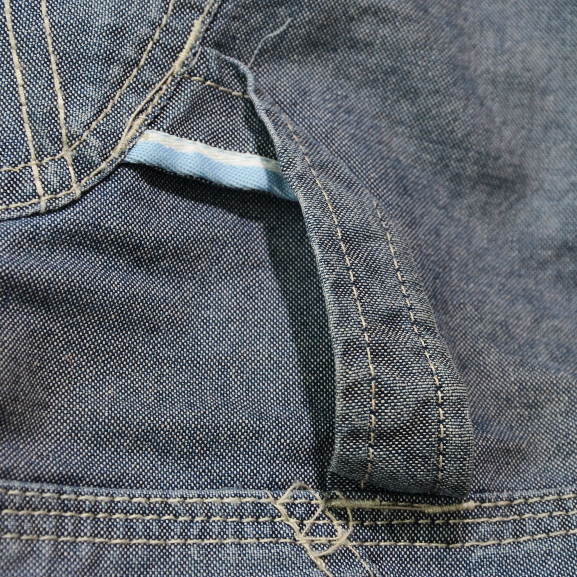 Marithe + Francois Girbaud M+FG Jorts W34 Raw Denim Special Rare Design 2006 Carft Size US 34 / EU 50 - 10 Thumbnail