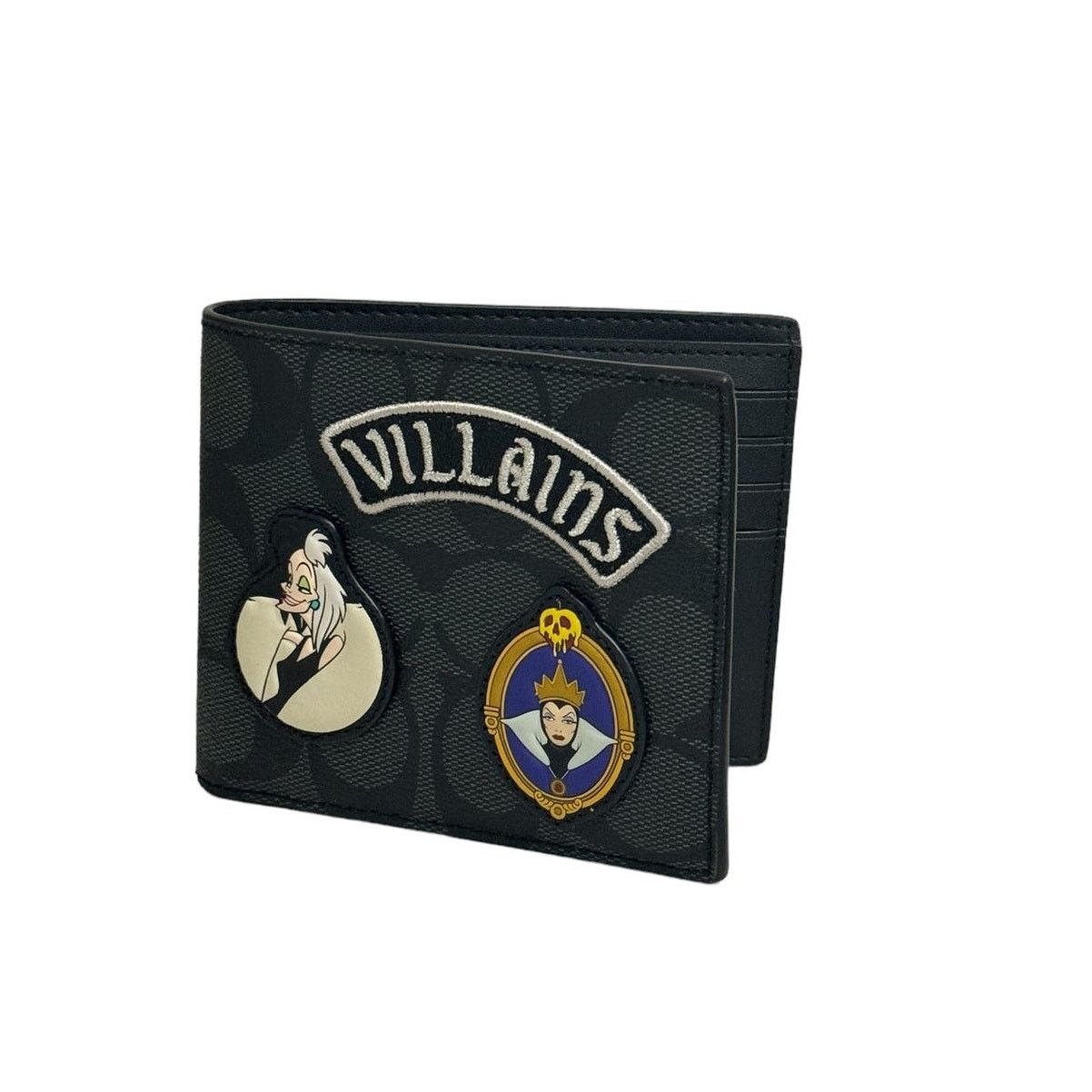 Coach Disney X Coach Villians Wallet In Signature Canvas Patches Size ONE SIZE - 7 Thumbnail
