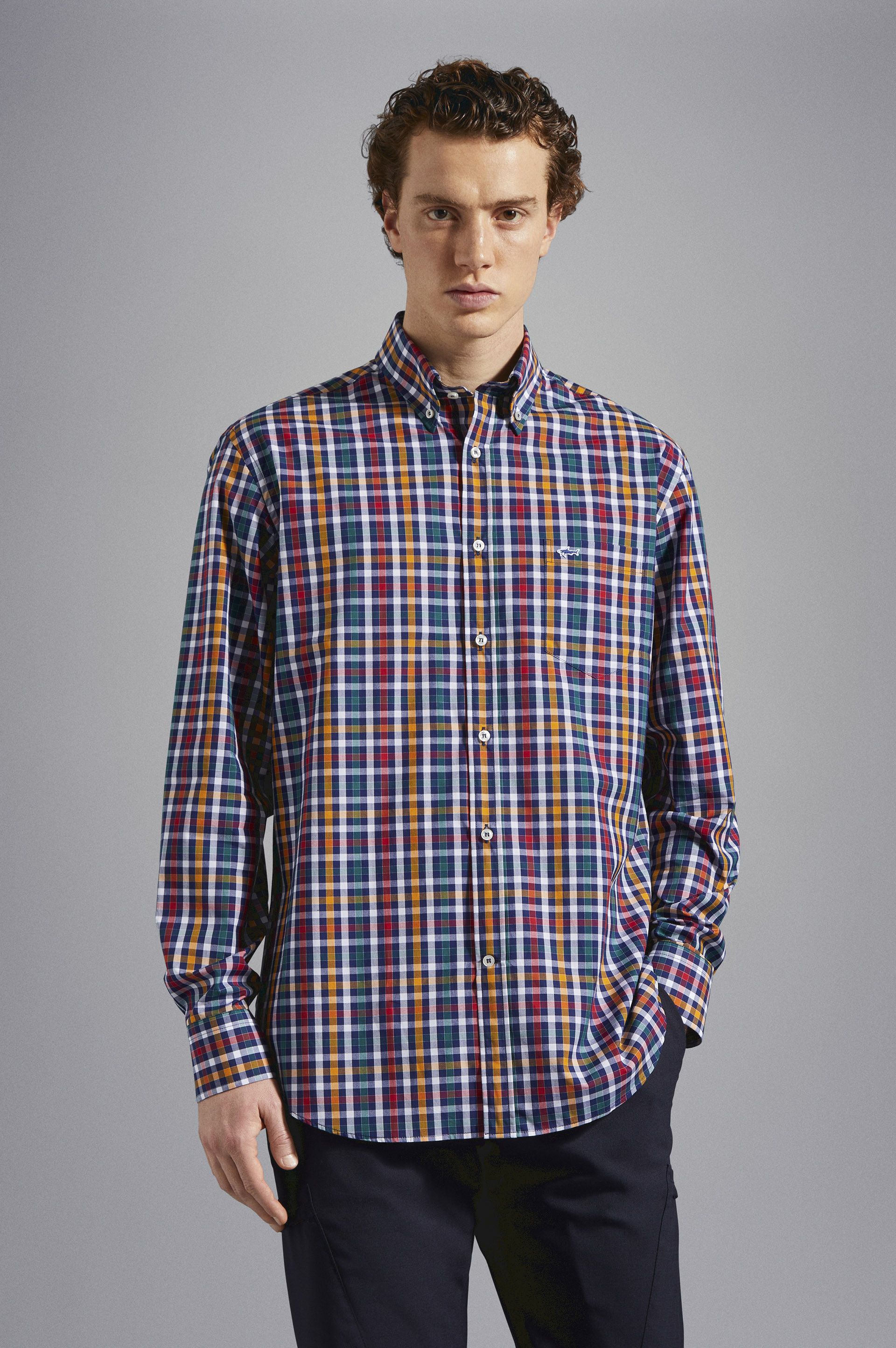 Other Paul Shark Button-down Plaid Multicolour check cotton shirt Size US XL / EU 56 / 4 - 1 Thumbnail