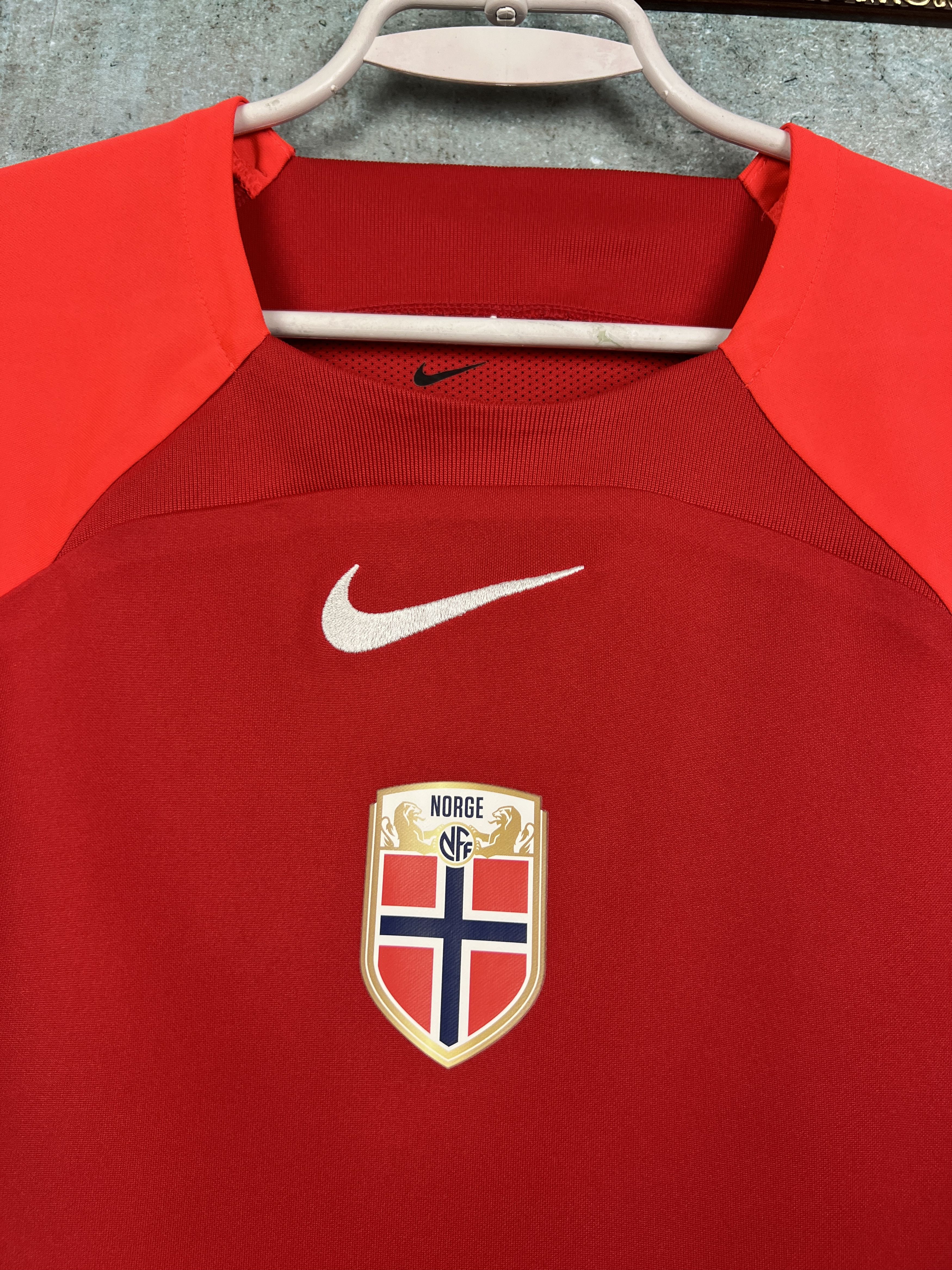 Nike Norway Home football shirt 2023 Soccer Jersey Trikot Rare Size US XL / EU 56 / 4 - 3 Thumbnail