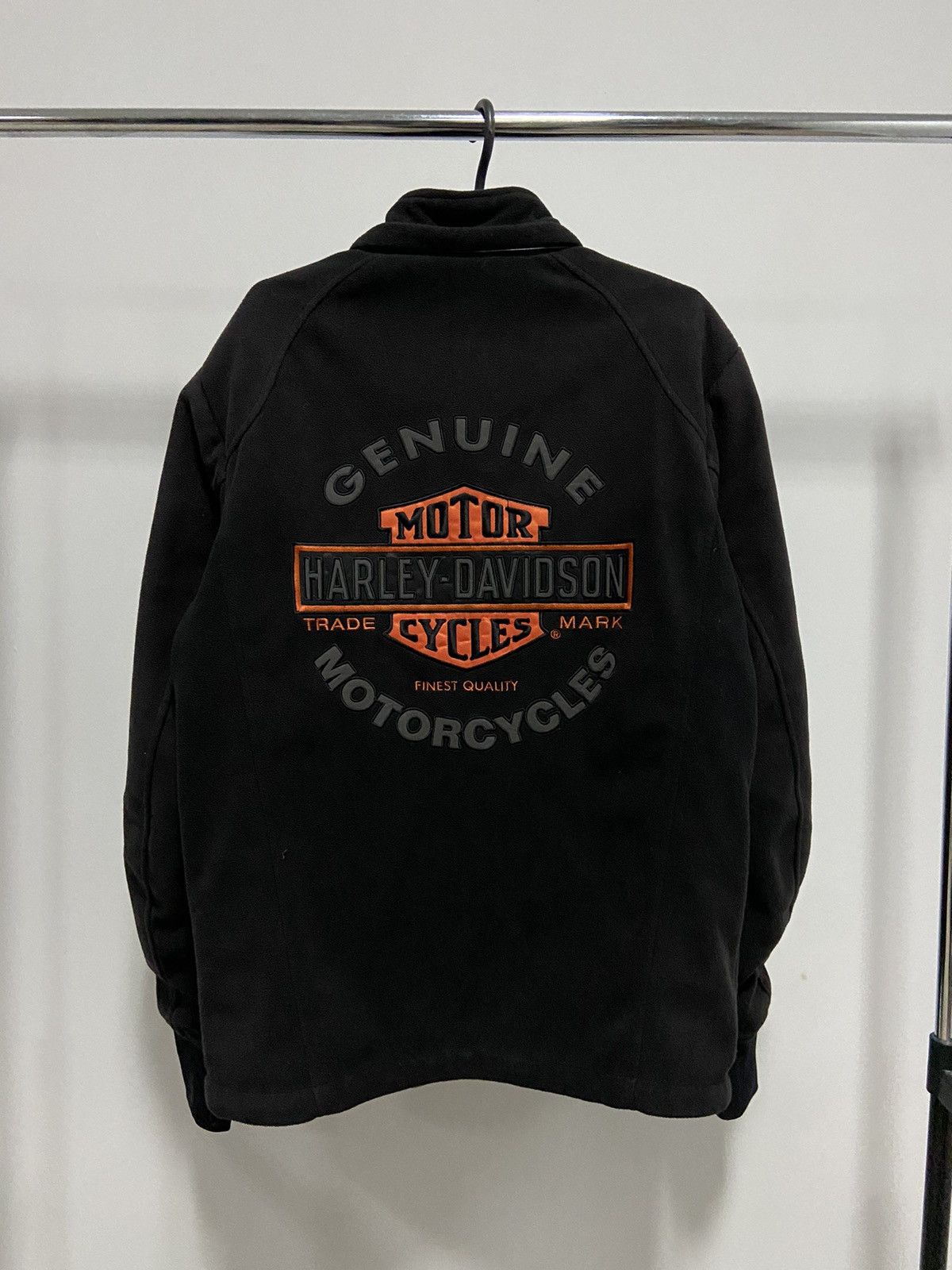 Harley Davidson × Vintage Harley Davidson Big logo reflective jacket vintage zip Size US S / EU 44-46 / 1 - 1 Thumbnail