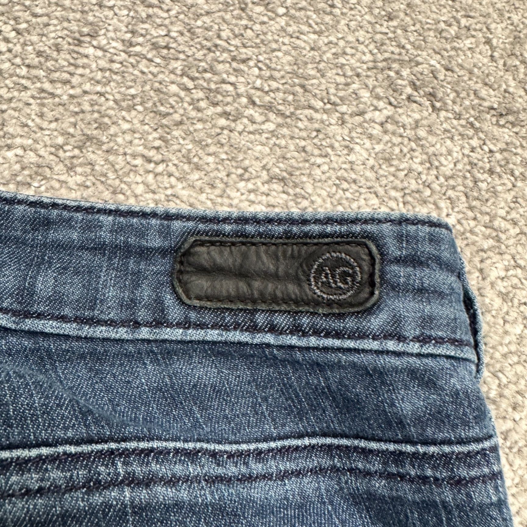 Denime AG Adriano Goldschmied Jeans Womens 30x30 Blue The Legging Super Skinny Dark Denim City Streetwear Womens Size 30" / US 8 / IT 44 - 4 Thumbnail