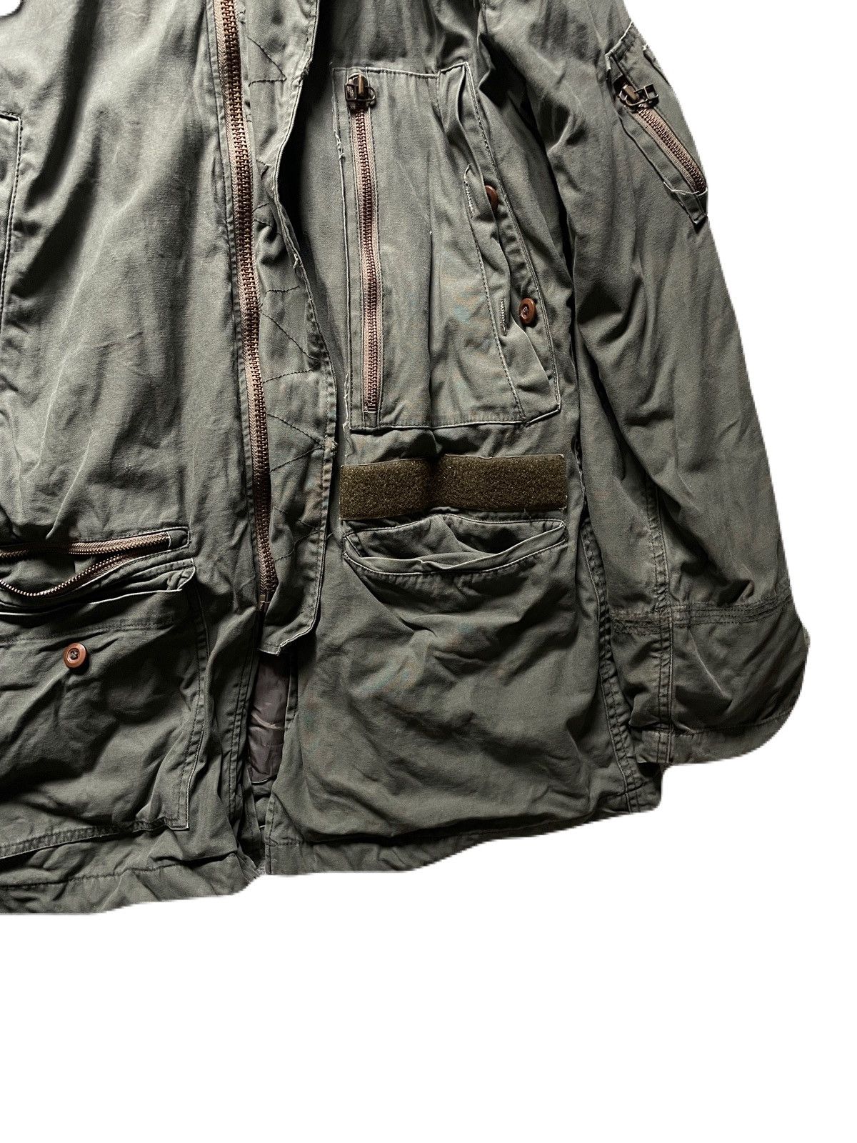 If Six Was Nine 2000s Japanese archive Vkei Fur Gimmic Military Parka Jacket Size US M / EU 48-50 / 2 - 6 Thumbnail