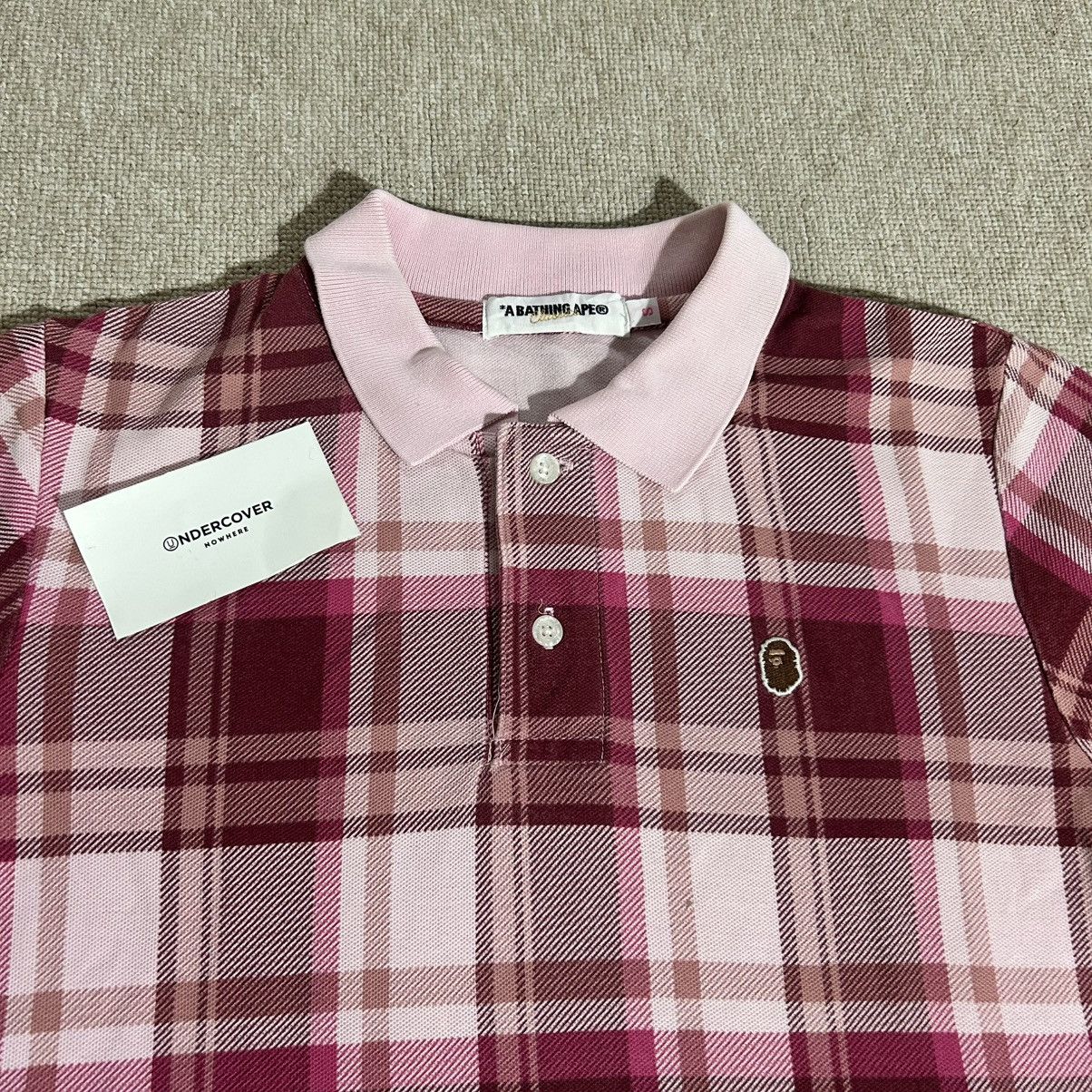 Bape Bape Plaid Kanazawa Store Polo Size S / US 4 / IT 40 - 2 Thumbnail