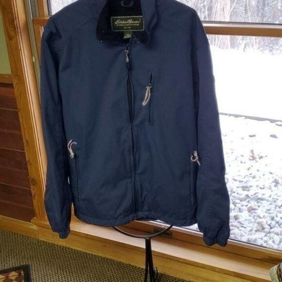 Eddie Bauer Eddie Bauer Blue Zippered Fleece Interior Nylon Cinched Sz. Size US L / EU 52-54 / 3 - 2 Thumbnail