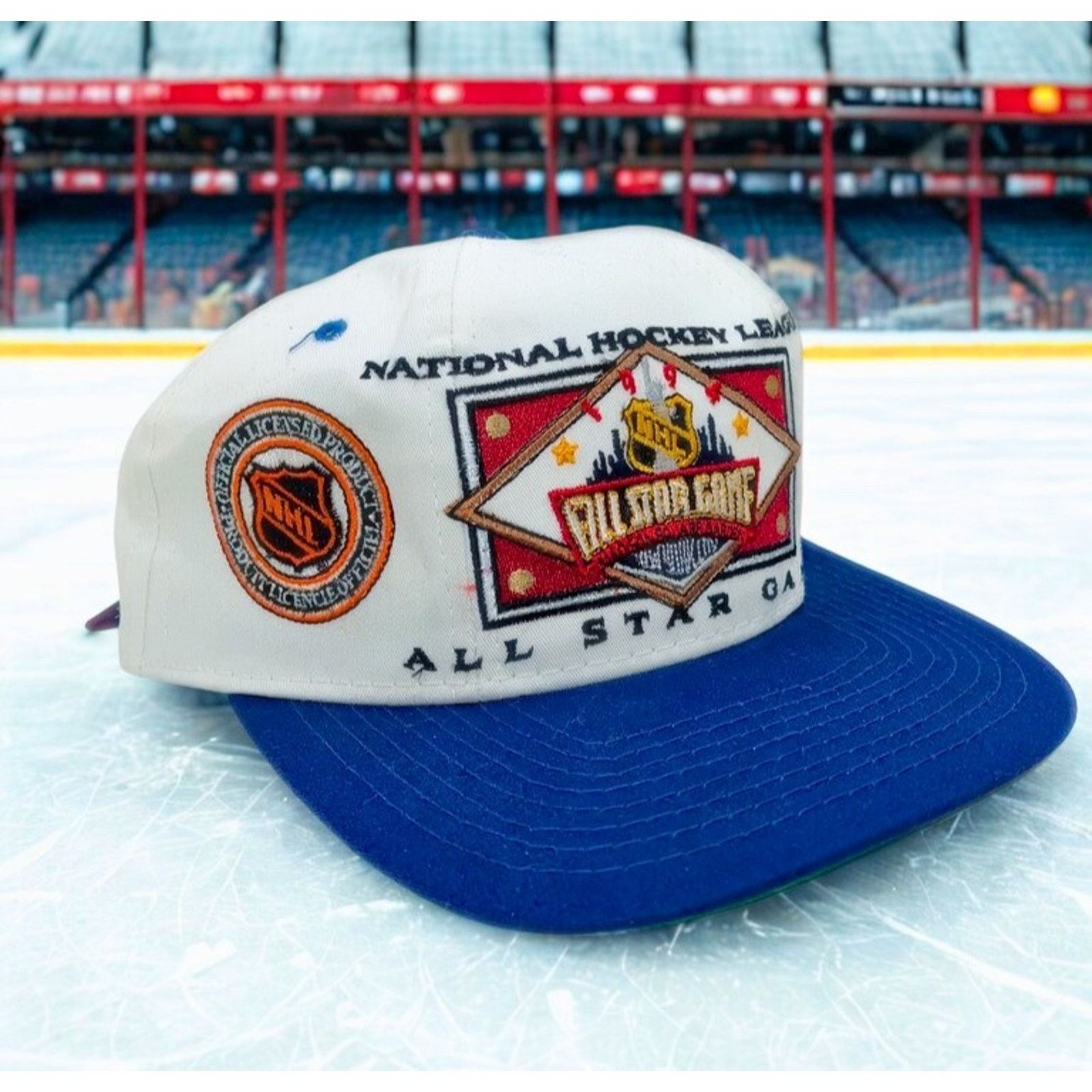 Starter NHL All Star Game 1994 Starter Snapback Hat MSG Vintage NWT Size ONE SIZE - 2 Thumbnail