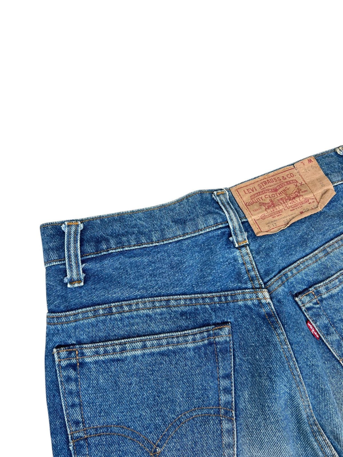 Levi's Vintage 70s Levi’s 517 Talon 42 Mud Denim Flare Jeans Size US 29 - 14 Thumbnail