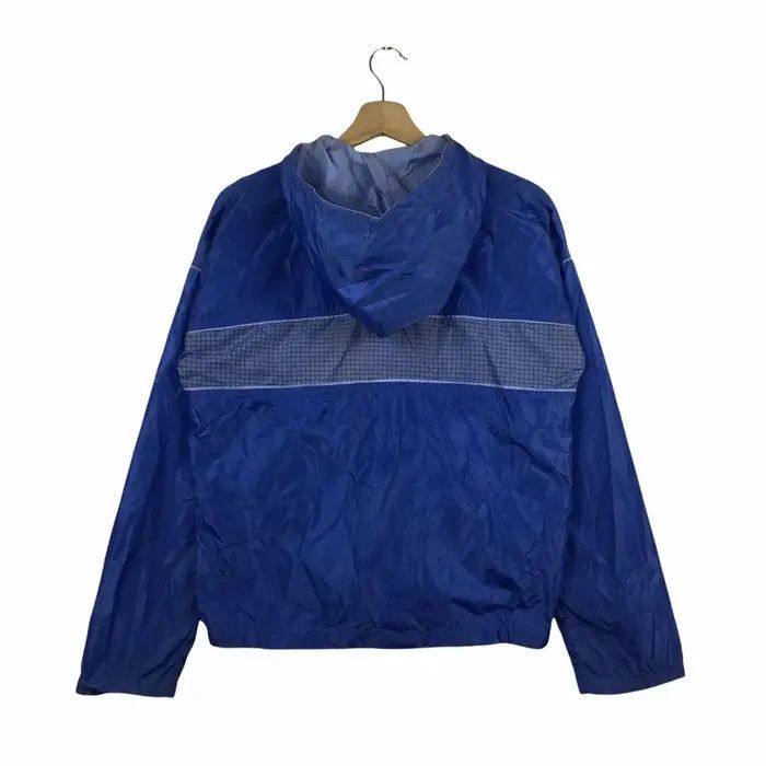 Nike Vtg 90' NIKE SWOOSH JAPAN Blue Windbreaker Hoodie Jacket Size US M / EU 48-50 / 2 - 3 Thumbnail