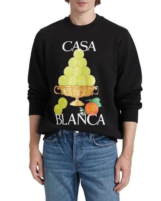 Casablanca ❗️NEW 🇫🇷 Casablanca Tennis Club Tennis Balls Print Sweatshirt Size US L / EU 52-54 / 3 - 2 Thumbnail