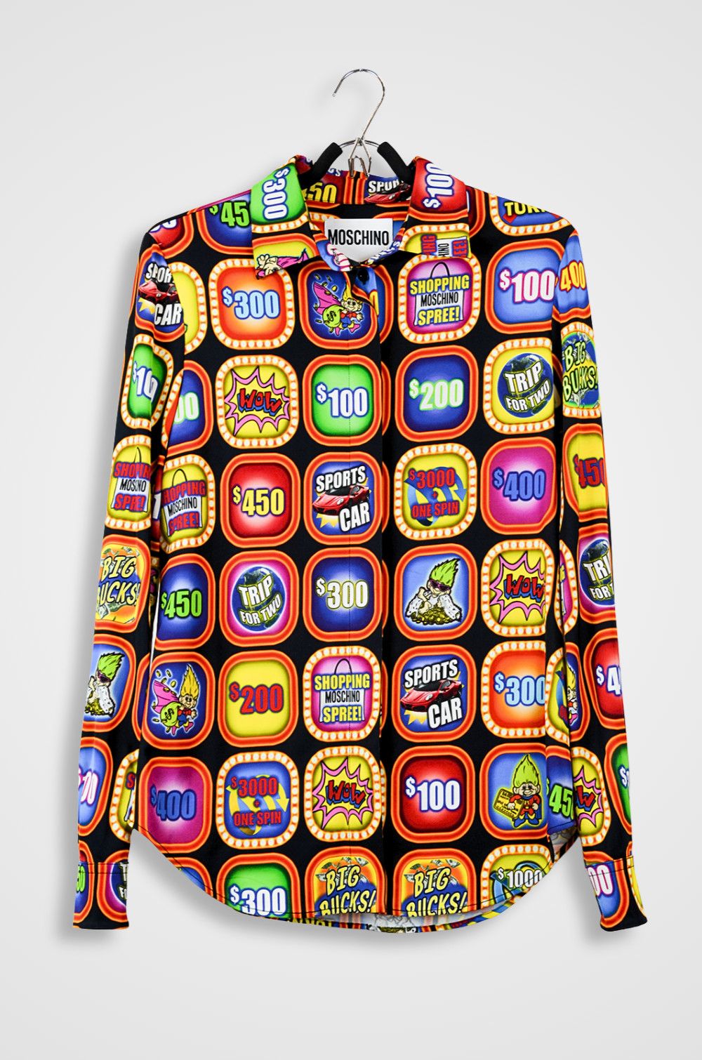 Moschino MOSCHINO Couture x Good Luck Game Print Shirt – Size IT 42 Size US M / EU 48-50 / 2 - 1 Thumbnail