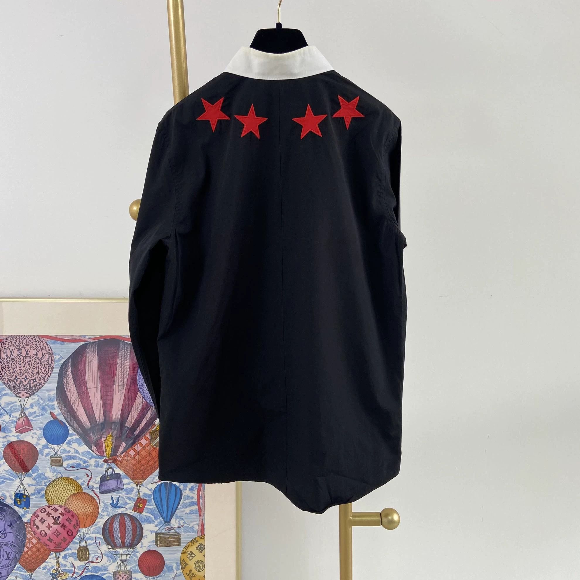 Givenchy Givenchy Black Star Shirt Size 36 Size XS / US 0-2 / IT 36-38 - 2 Thumbnail