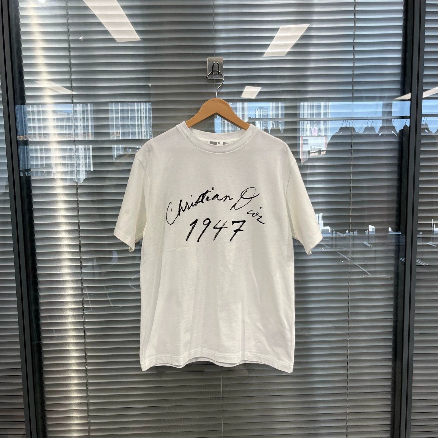 Dior Dior oversized white logo print T-shirt M 99 new Size M / US 6-8 / IT 42-44 - 1 Thumbnail
