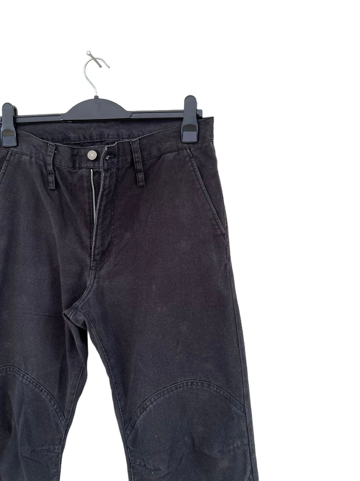 Vintage Vintage PPFM Fade Black Knee Patch Trouser Pant Size US 32 / EU 48 - 10 Thumbnail