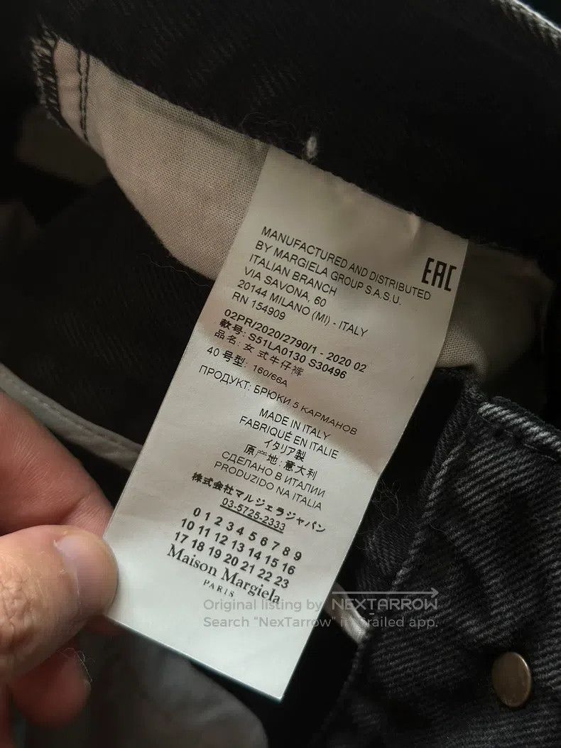Maison Margiela Maison Margiela Destroy knife-cut open-leg jeans Size 26" / US 2 / IT 38 - 3 Thumbnail