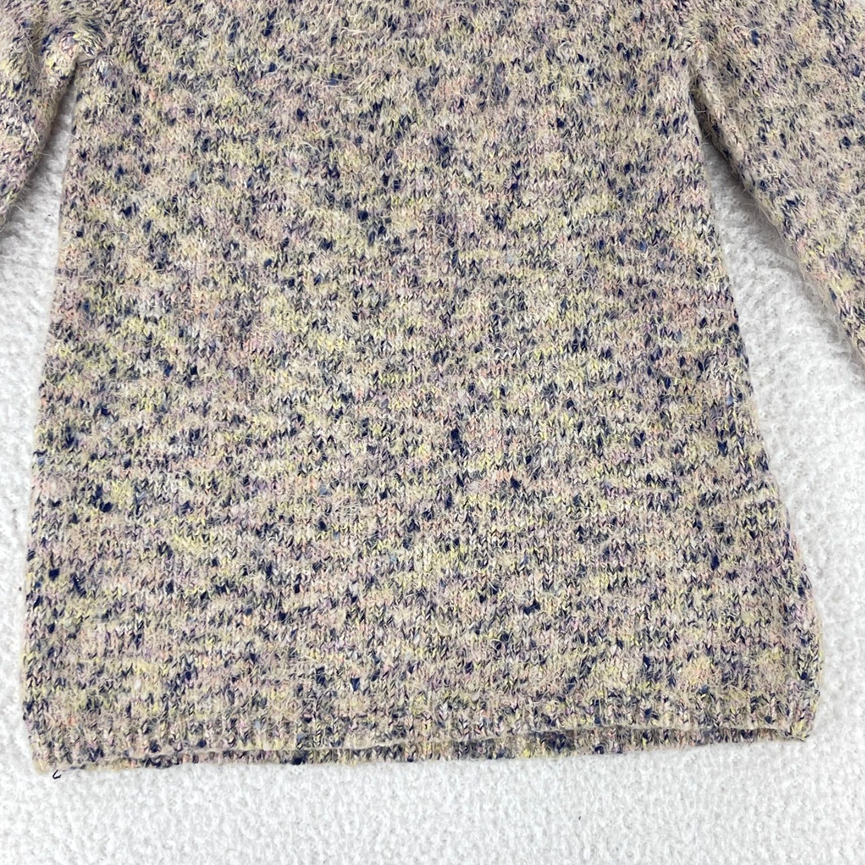 Lou & Grey Lou & Grey Ivory Fuzzy Knit Sweater Womens Pullover 3/4 Sleeve Size XS Size XS / US 0-2 / IT 36-38 - 5 Thumbnail