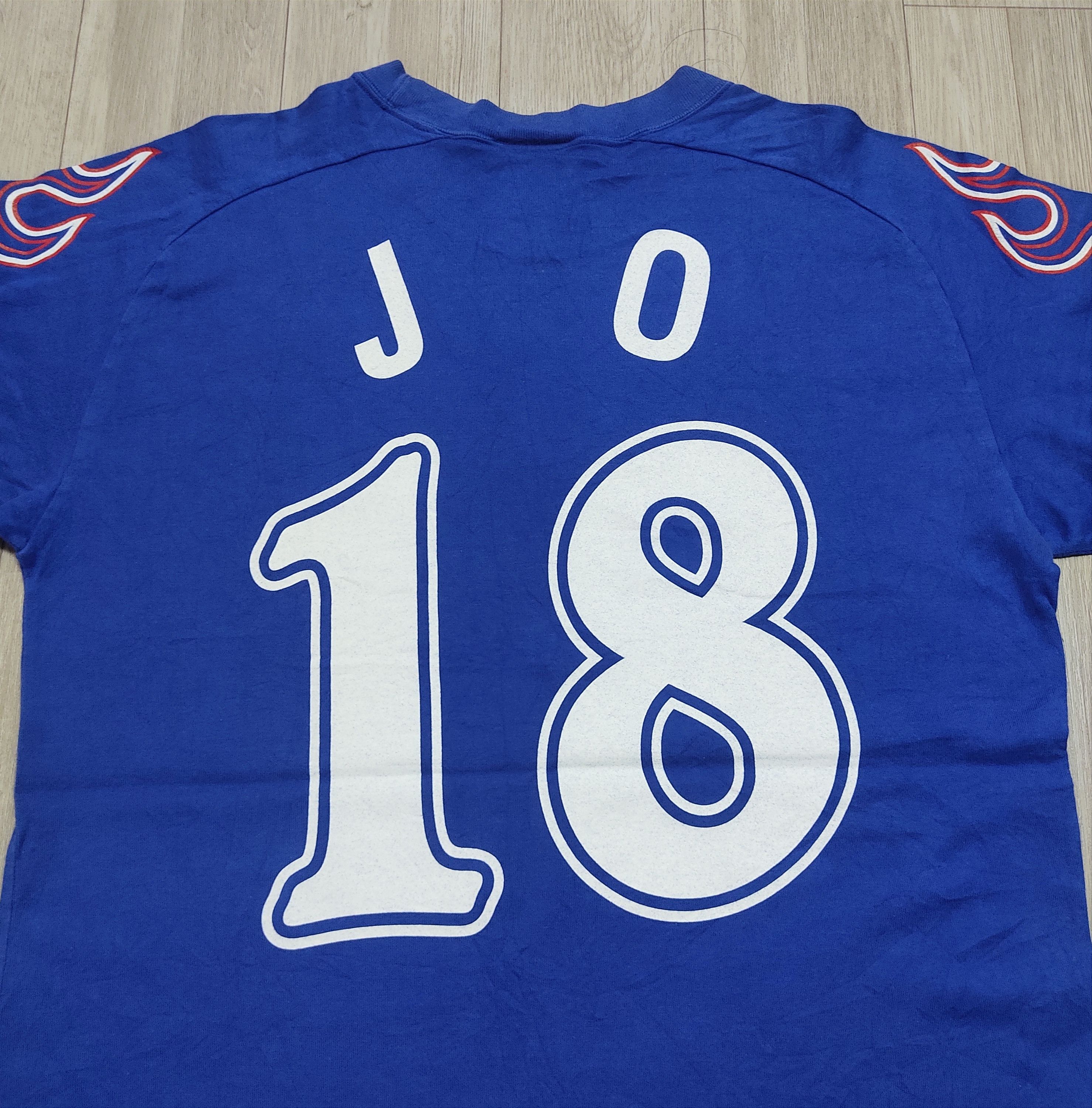 Japan Blue Vtg 90s JFA JO 18 Japan Football World Cup T-shirt Size US M / EU 48-50 / 2 - 11 Thumbnail