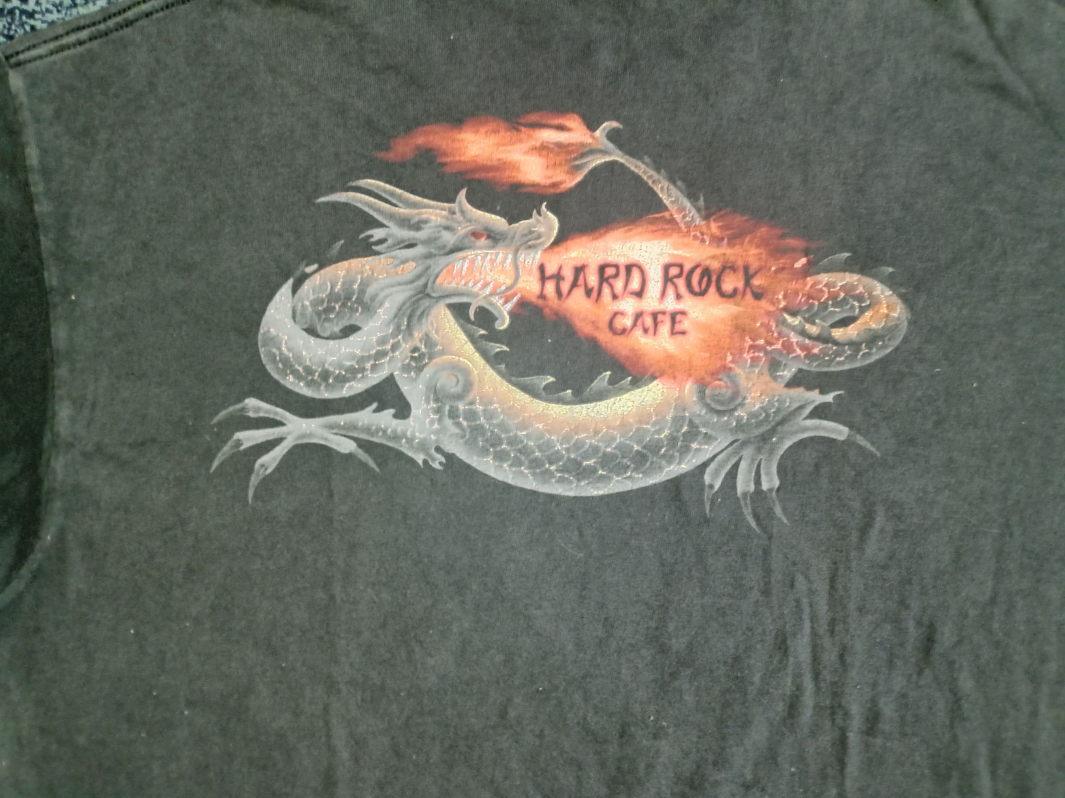 Hard Rock Cafe × Vintage Vintage HRC Glitters Saipan Dragon Size US L / EU 52-54 / 3 - 3 Thumbnail