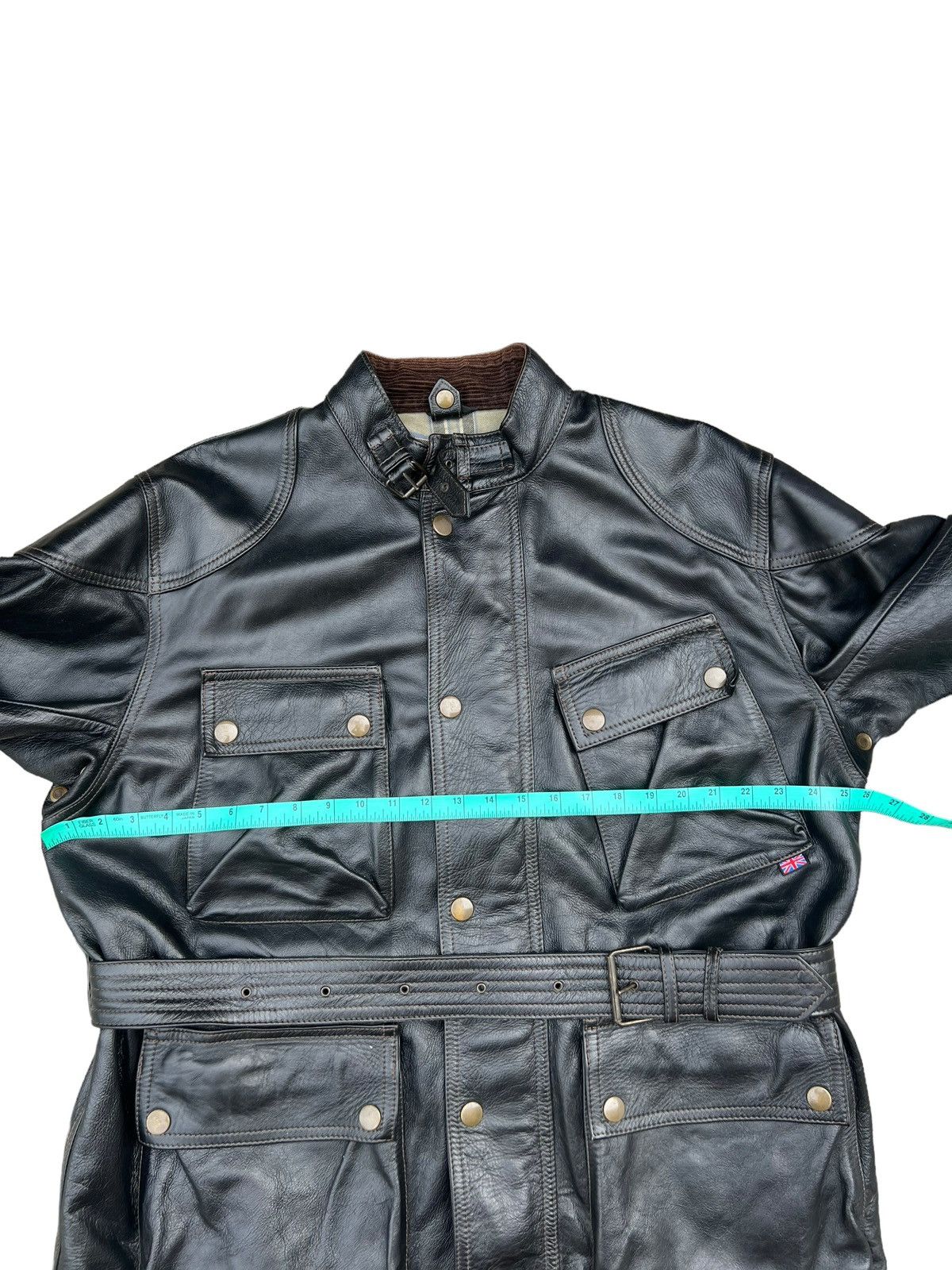 Belstaff Vintage Belstaff Leather Motorcycle Jacket Size US L / EU 52-54 / 3 - 4 Thumbnail