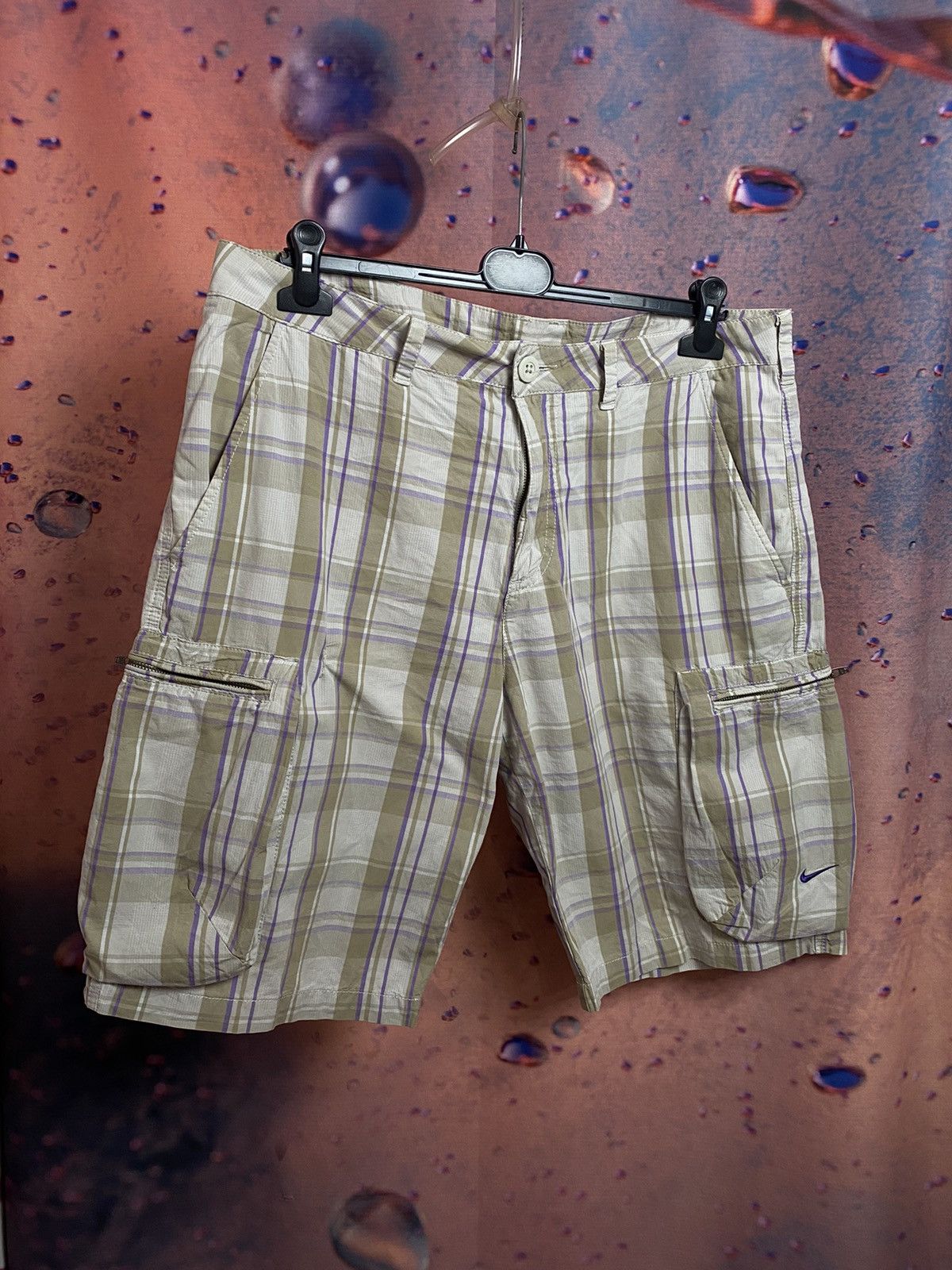 Nike × Vintage Vintage Nike streetwear cargo shorts Size US 34 / EU 50 - 1 Thumbnail