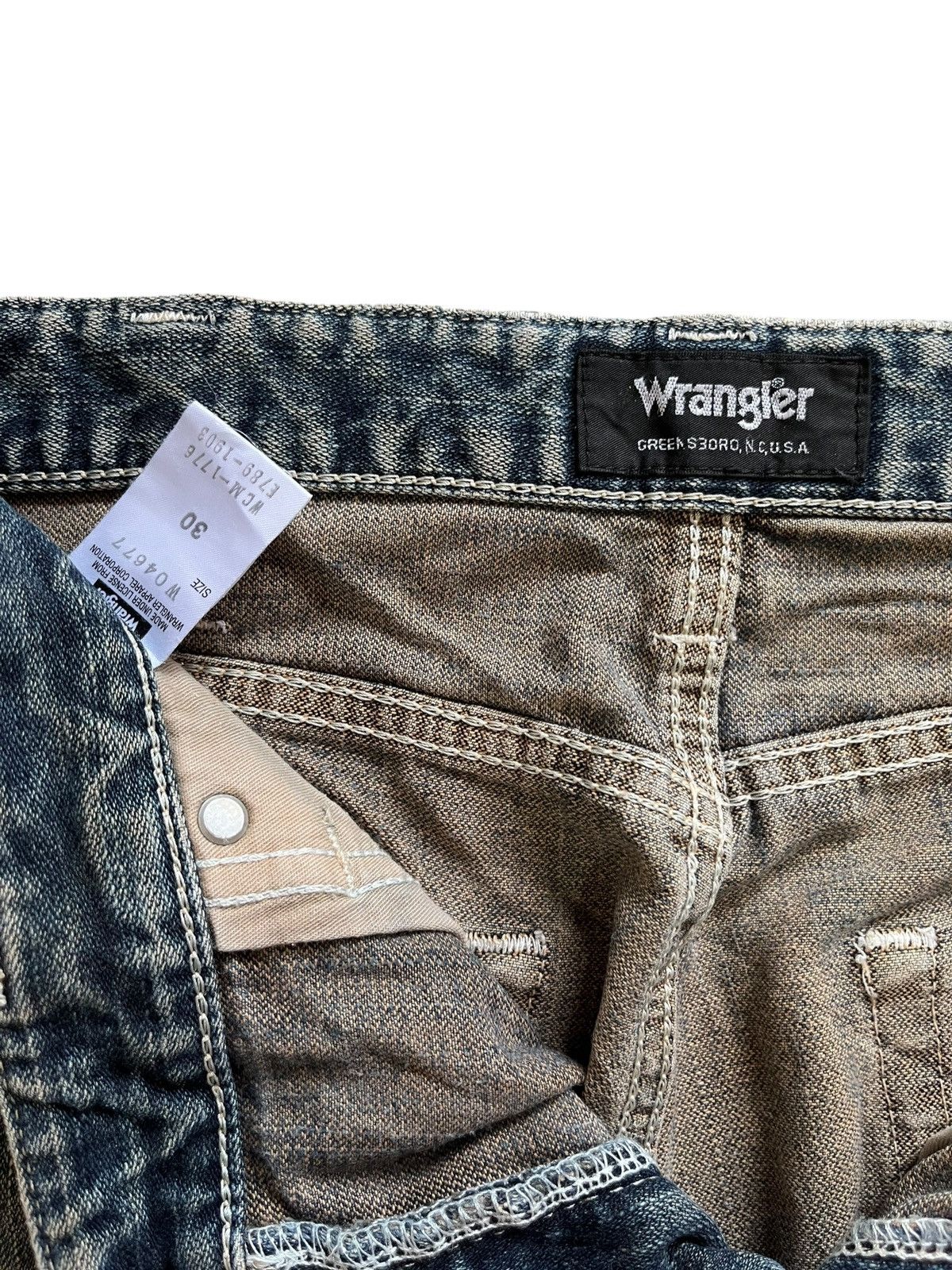 Wrangler Vintage Wrangler Flared Mud Wash Style Jeans Size US 31 - 9 Thumbnail