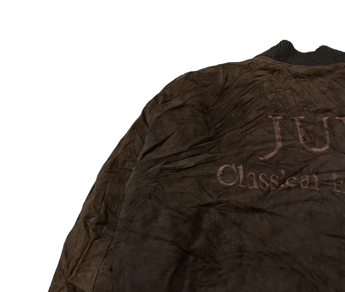 Leather Vintage Jun Men Suede Pigskin Leather Bomber Jacket Size US M / EU 48-50 / 2 - 14 Thumbnail