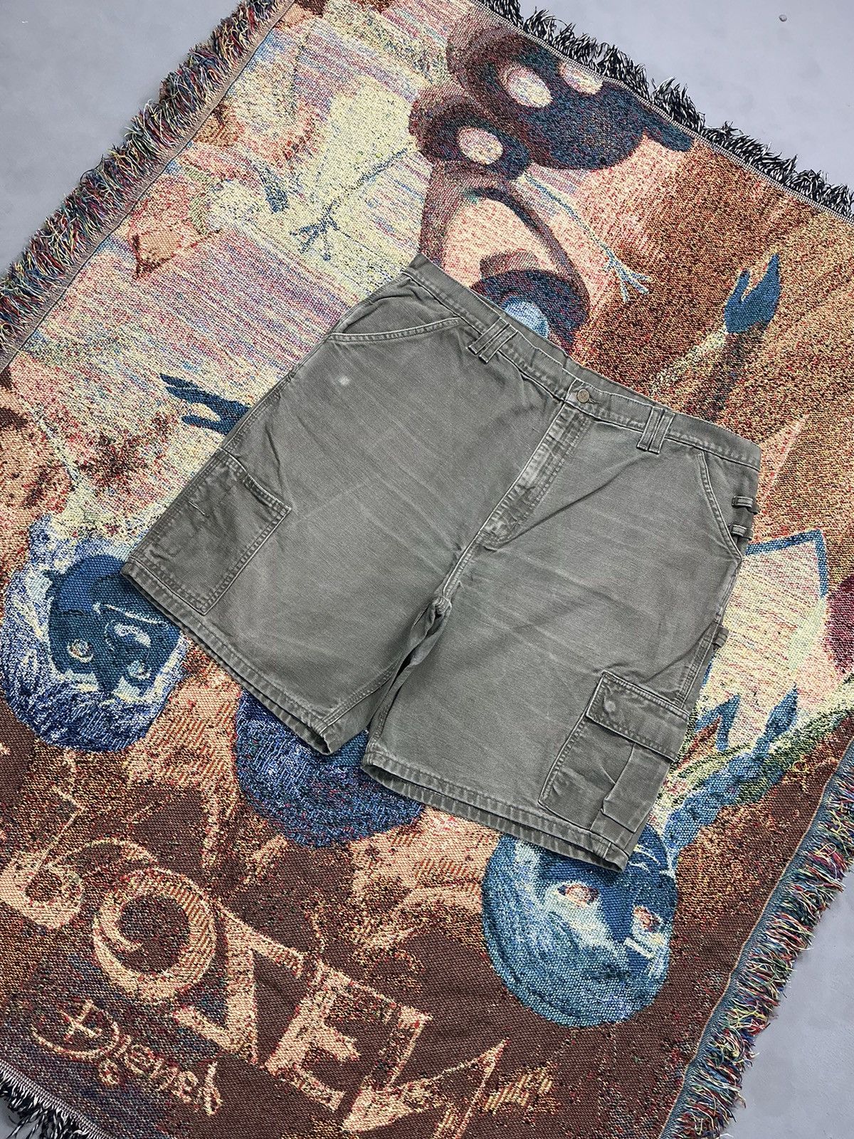 Carhartt Vintage Carhartt B81 MOS cargo denim short Size US 42 / EU 58 - 3 Thumbnail