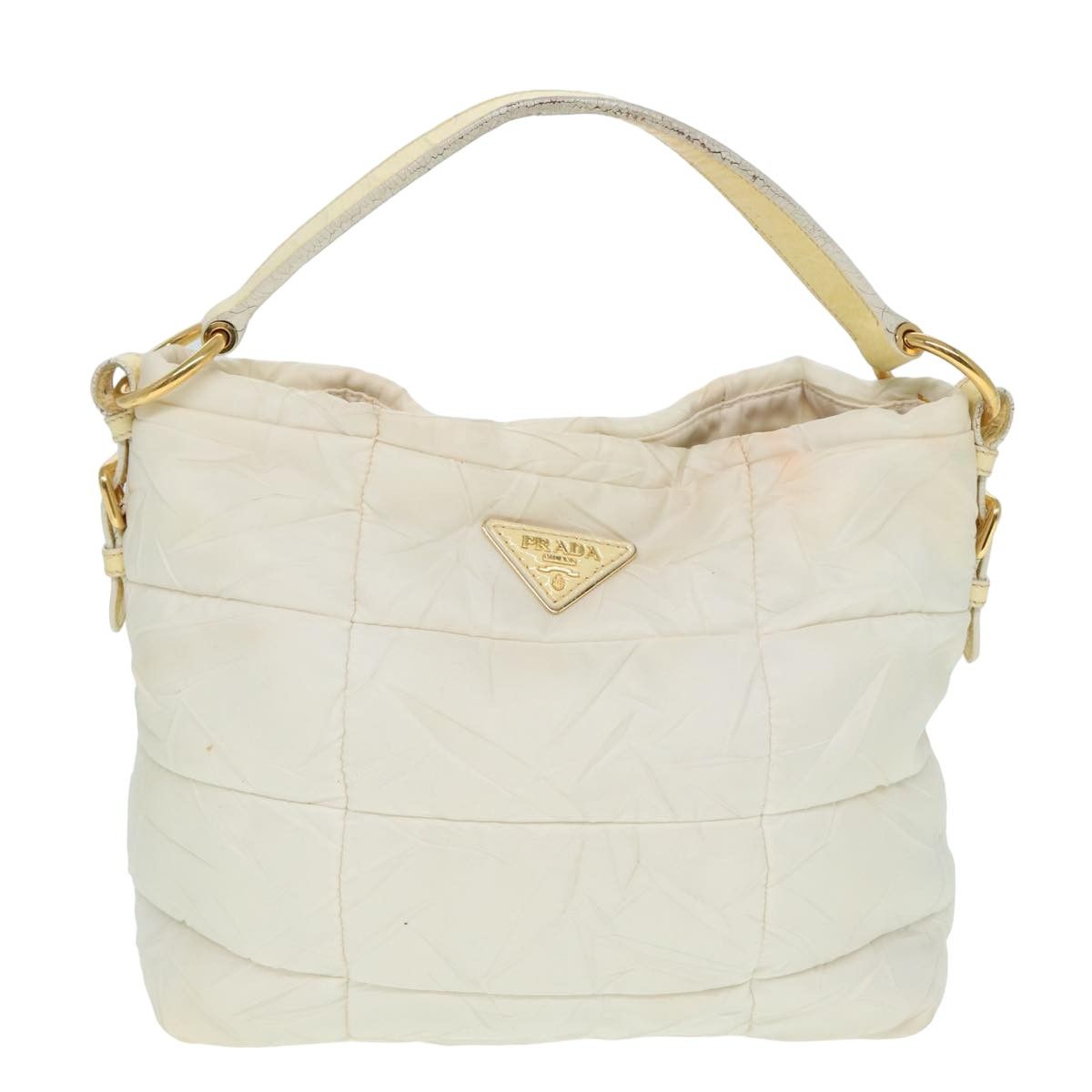 Prada White Synthetic Shoulder Bag (Pre-Owned) Size ONE SIZE - 1 Thumbnail