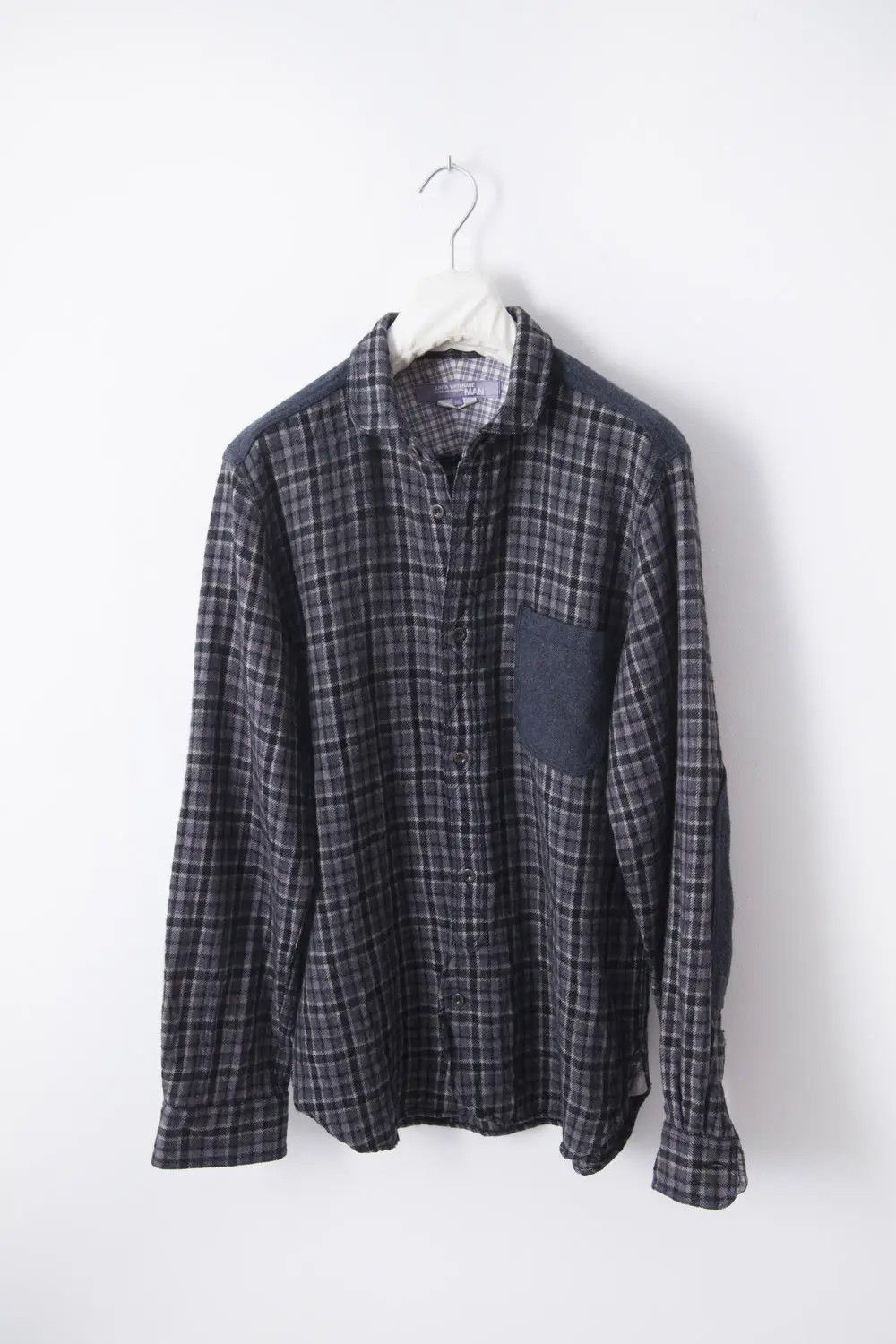 Junya Watanabe AW13 tartan shirt with patches Size US M / EU 48-50 / 2 - 1 Thumbnail