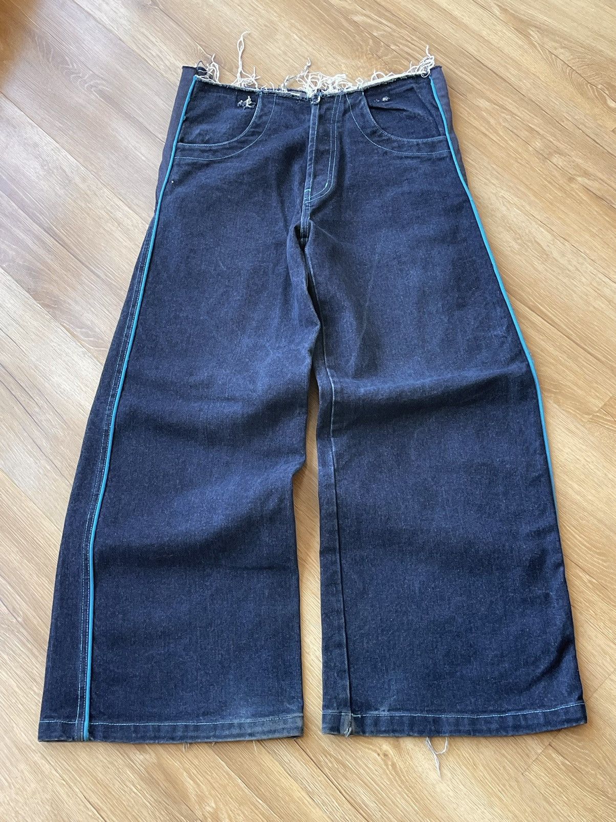 JNCO JNCO Style Resina Baggy Denim Jeans Wide Leg Y2K HipHop 90s Size US 30 / EU 46 - 2 Thumbnail