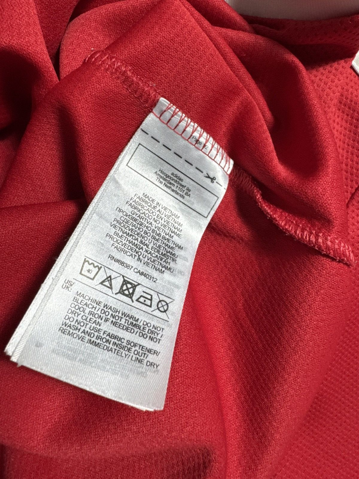 Adidas Adidas FC Manchester United Sancho #25 Vintage Soccer Jersey Size US M / EU 48-50 / 2 - 8 Thumbnail