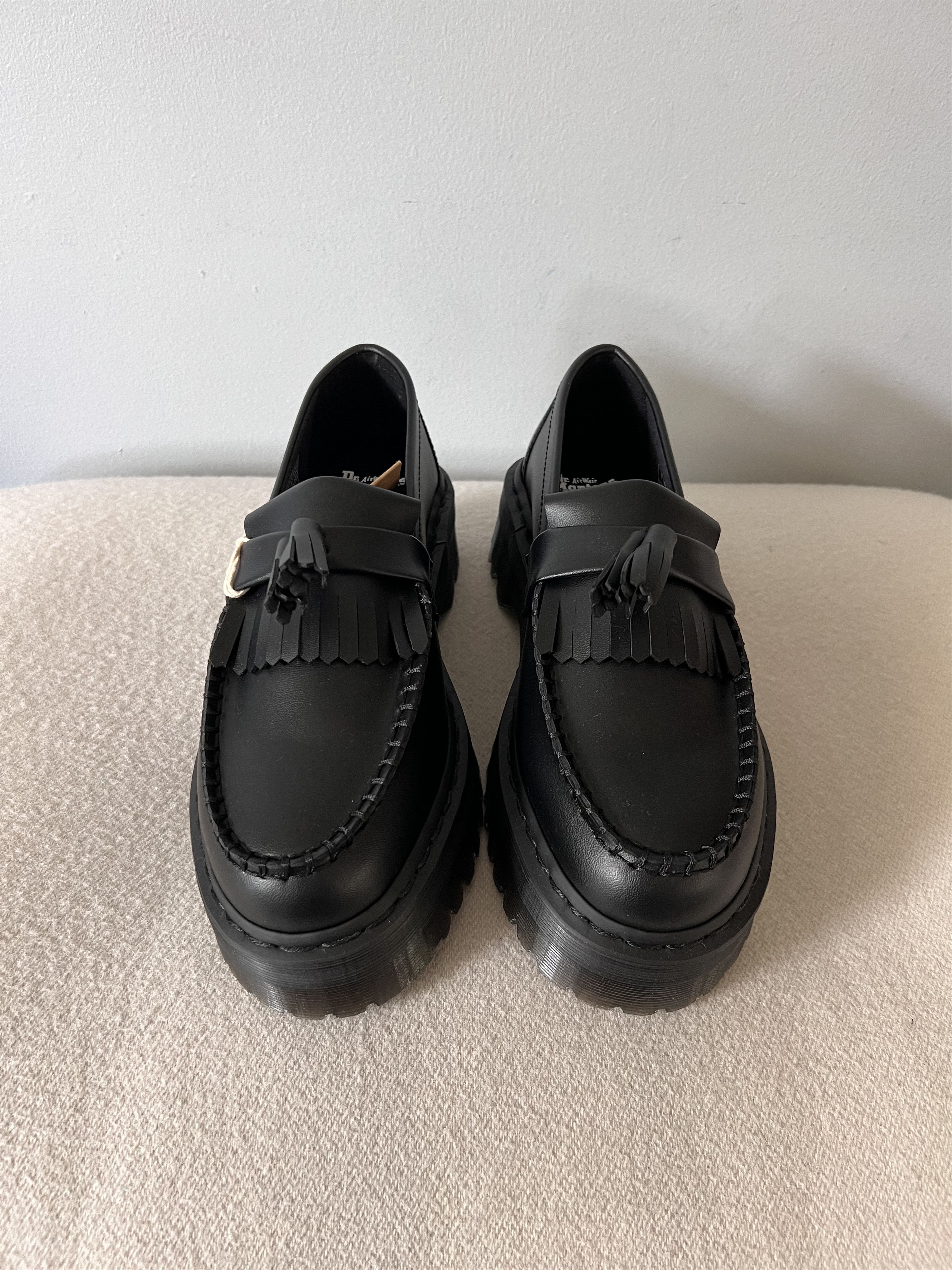 Dr. Martens Dr. Martens Vegan Adrian Quad Mono Loafer in Black Size US 8 / EU 41 - 4 Thumbnail