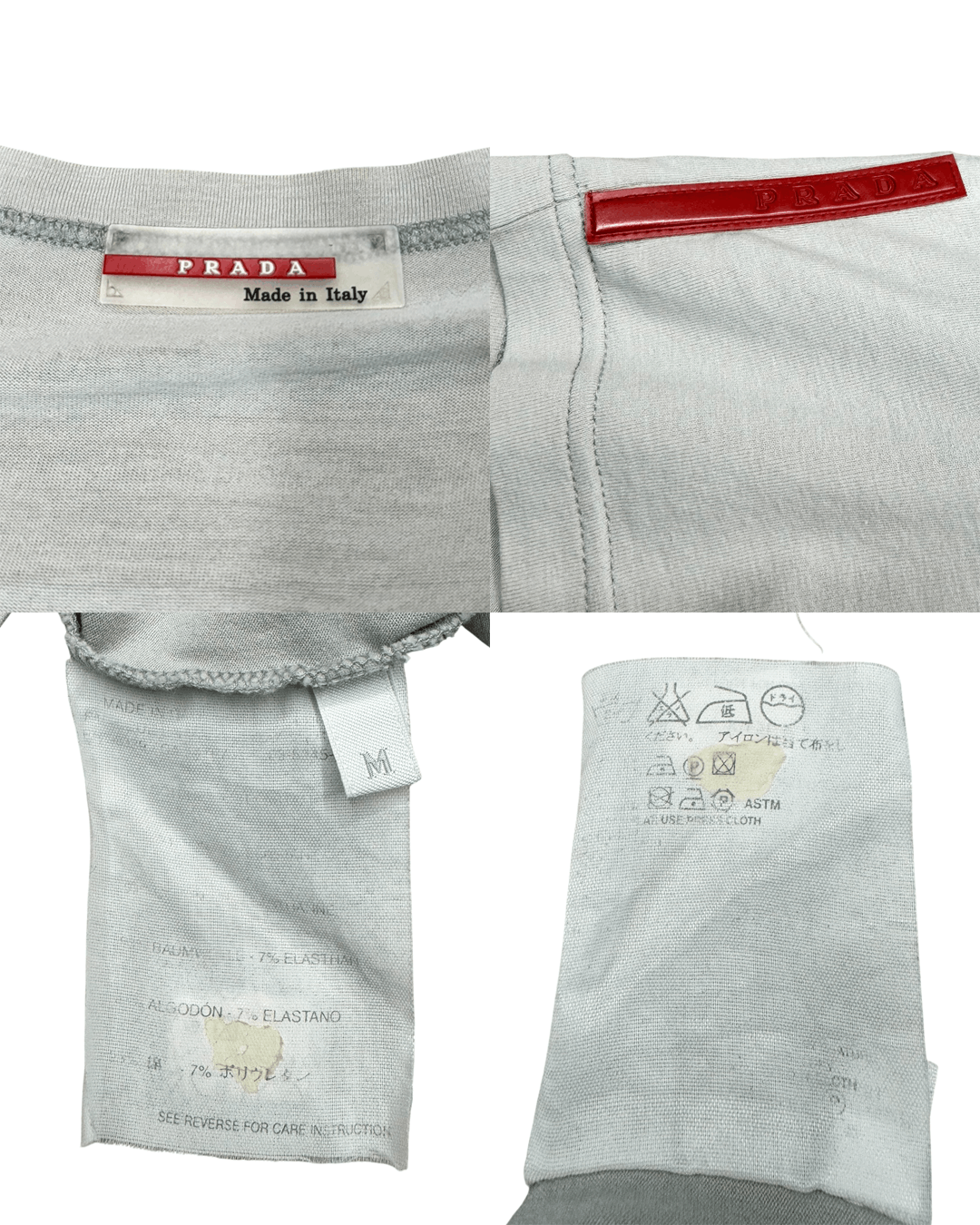 Prada Prada Sports Raglan T-shirt Size US M / EU 48-50 / 2 - 10 Thumbnail