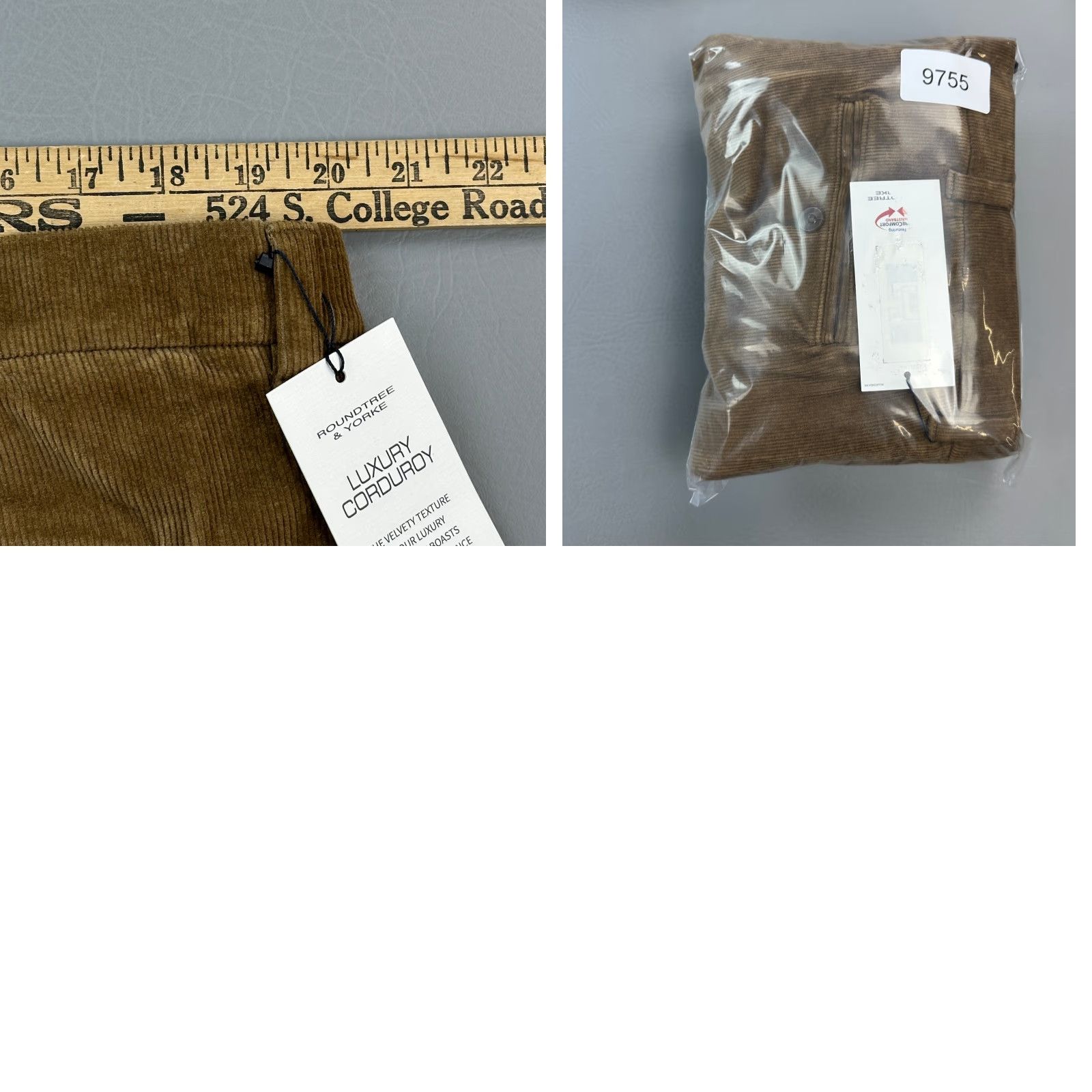 Roundtree & Yorke Roundtree & Yorke Pants Mens 40x32 40x31 Luxury Corduroy Stewart Classic Fit NWT Size US 40 / EU 56 - 9 Thumbnail