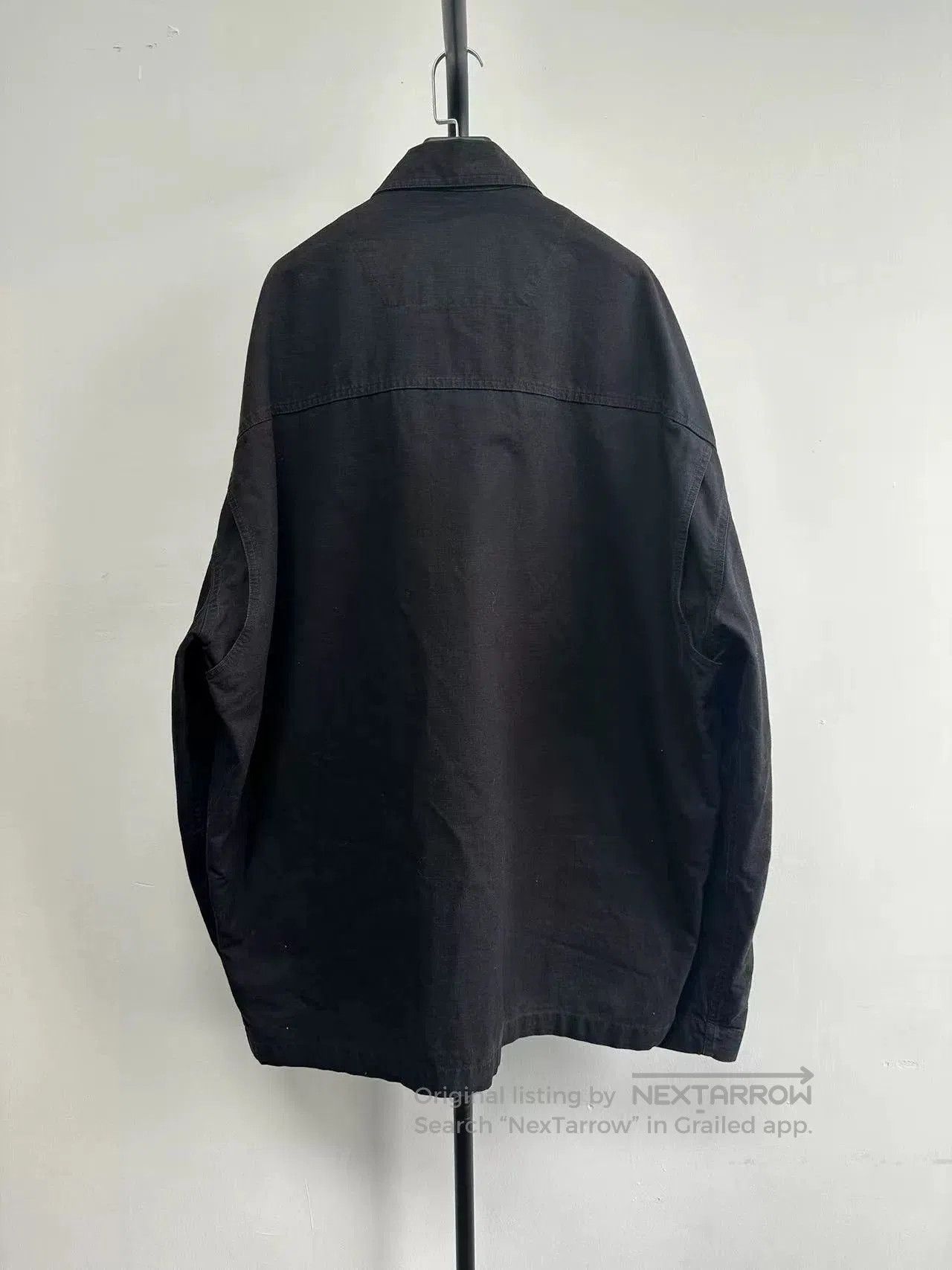 Balenciaga Balenciaga Solid Lapel Single-Breasted Loose Shirt. Size S / US 4 / IT 40 - 2 Thumbnail