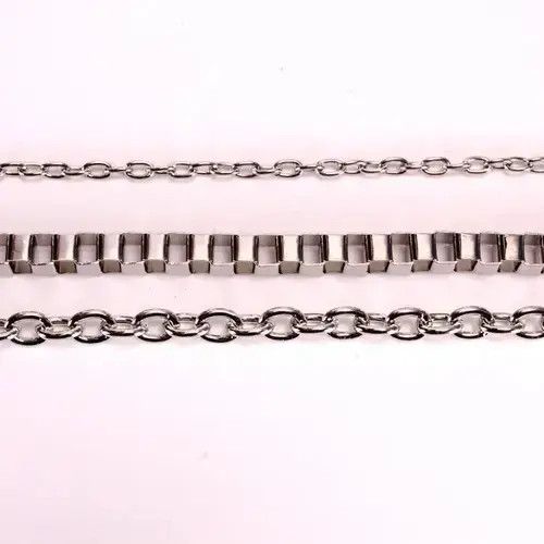 Other 3 Layer Silver Color Lock Key Tassel Chain Size ONE SIZE - 2 Thumbnail