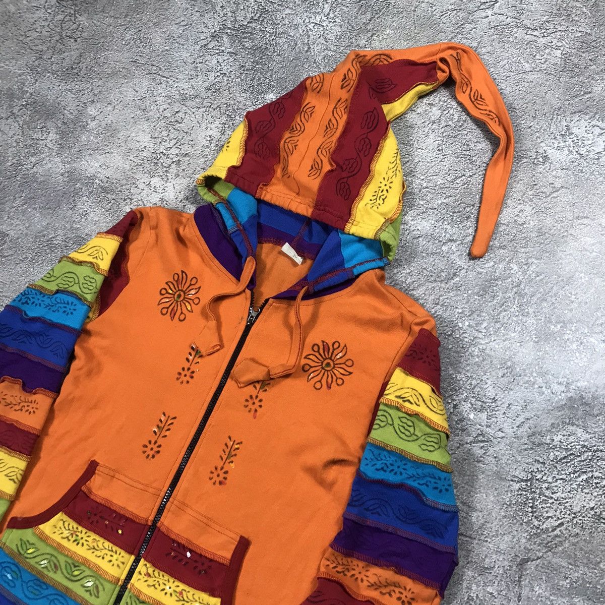 If Six Was Nine vintage hoodie rainbow Japan hype streetwear 90s y2k Size S / US 4 / IT 40 - 5 Thumbnail