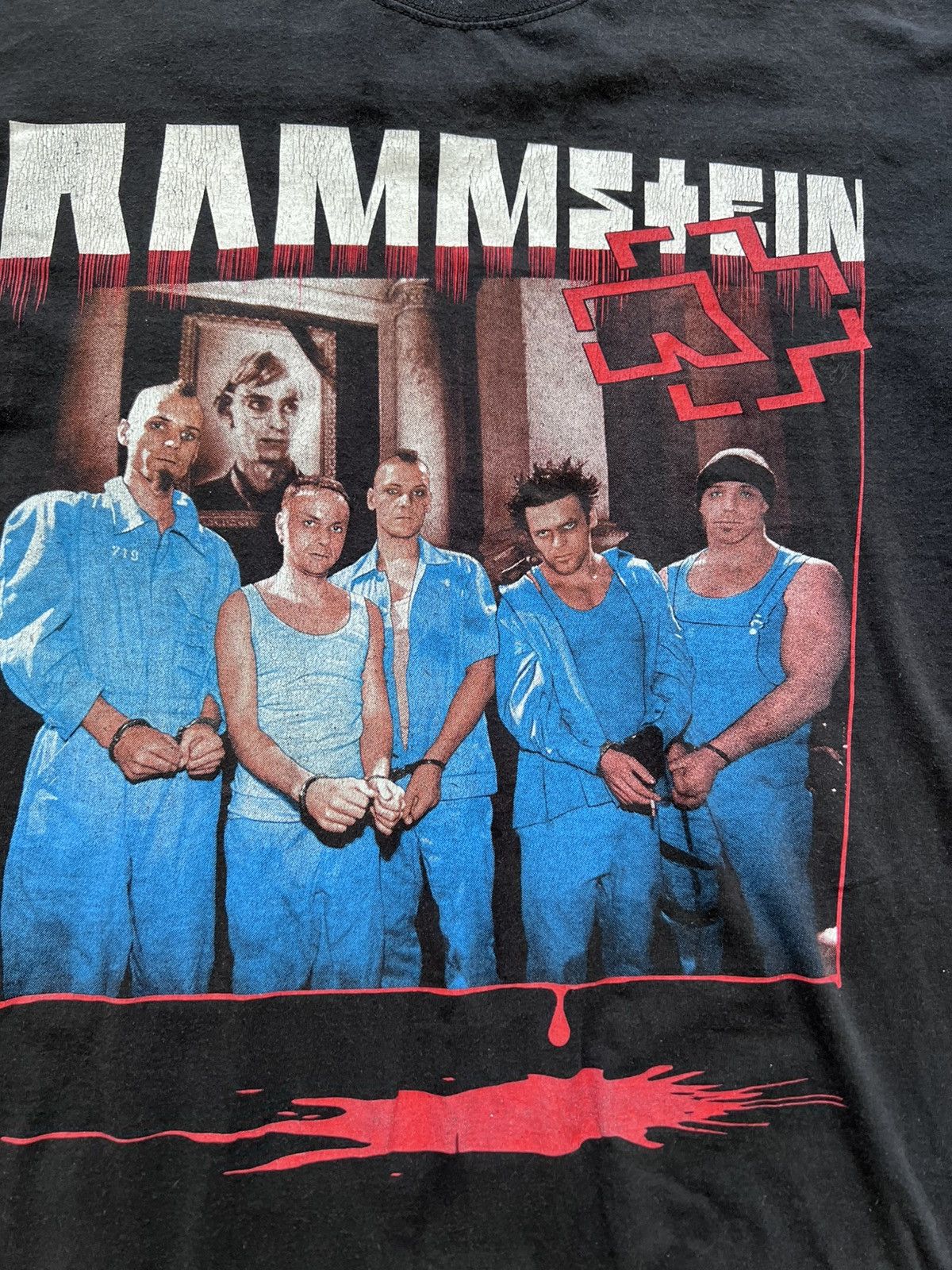 Band Tees × Vintage Vintage Rammstein Band Shirt Metal Tour Tee Graphic Y2K Size US M / EU 48-50 / 2 - 4 Thumbnail