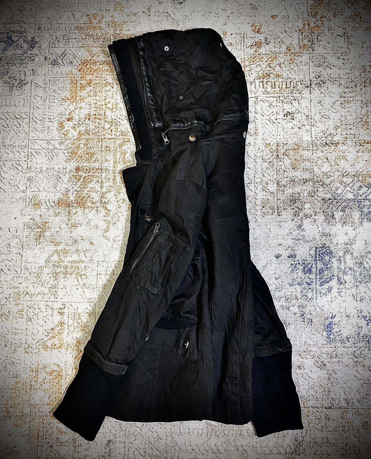 Japanese Brand 2000s Driving Roll Bono Hood Gothic Jacket LGB Style Size US M / EU 48-50 / 2 - 2 Thumbnail