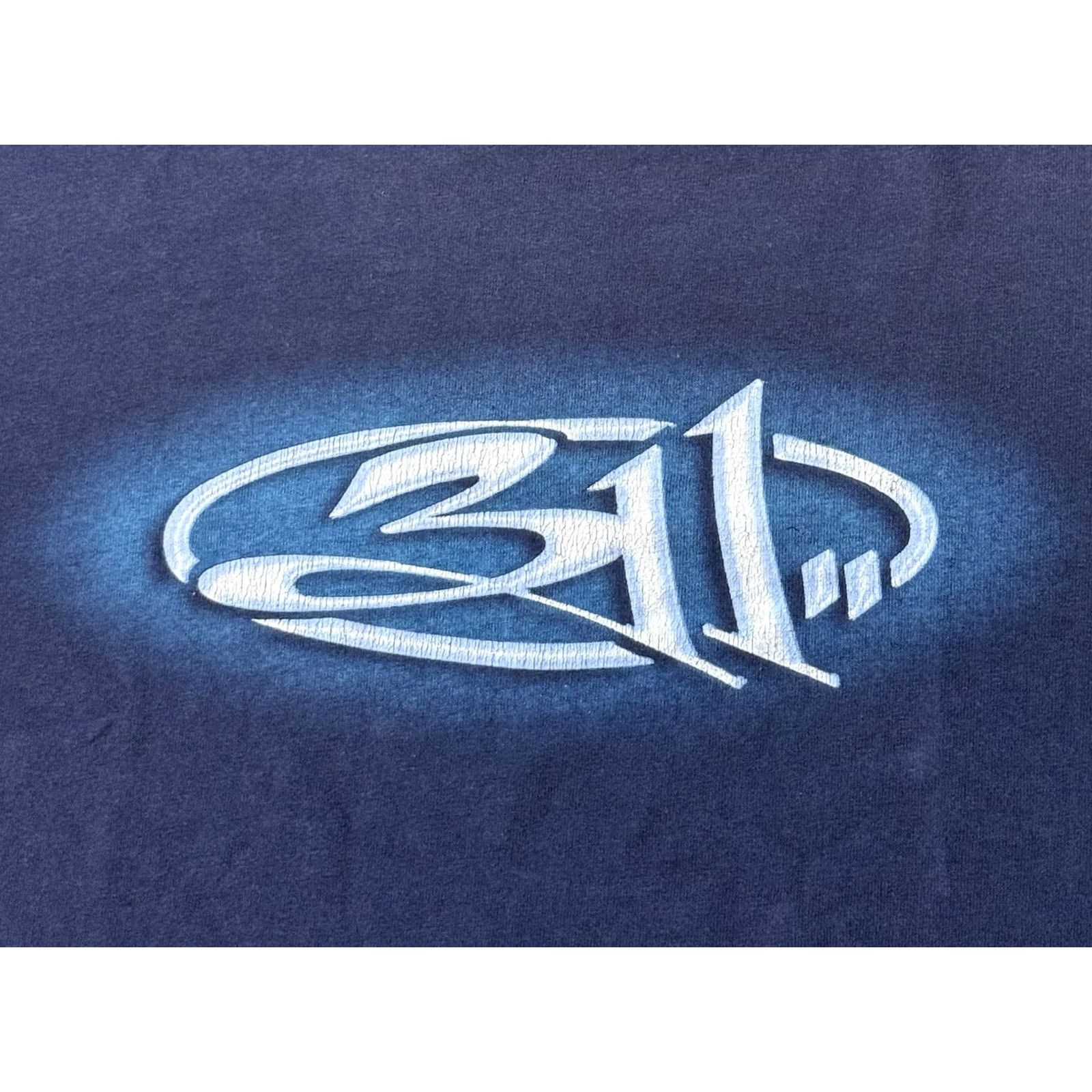 Logo 7 VINTAGE Brockum 311 Alien Logo Shirt Large 311 Three Eleven USA Crew Neck Short Sleeve Cotton Size US L / EU 52-54 / 3 - 3 Thumbnail