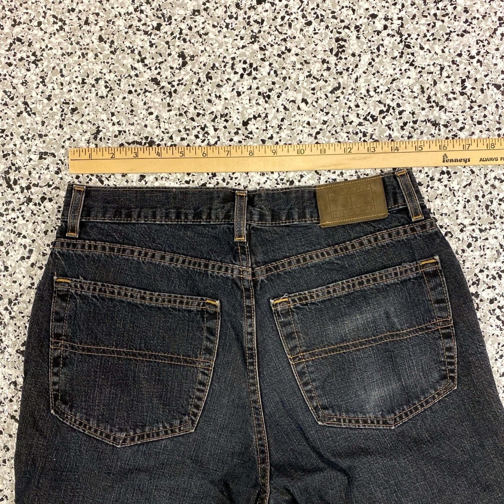 Tommy Hilfiger VINTAGE Tommy Hilfiger Jeans Men's Black 29x24.5 Western Size US 29 - 5 Thumbnail