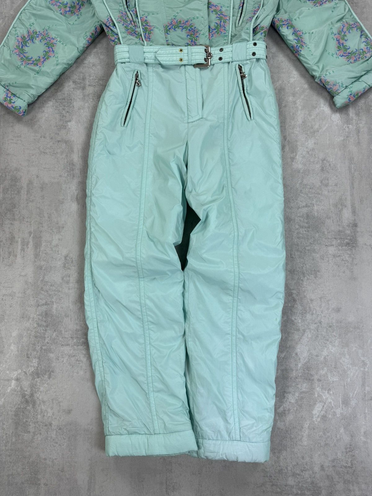 Sportalm Kitzbuhel Vintage Sportalm Ski Suit Full Snow Suit Skiing Jumpsuit 90s Size 27" / US 4 / IT 40 - 3 Thumbnail