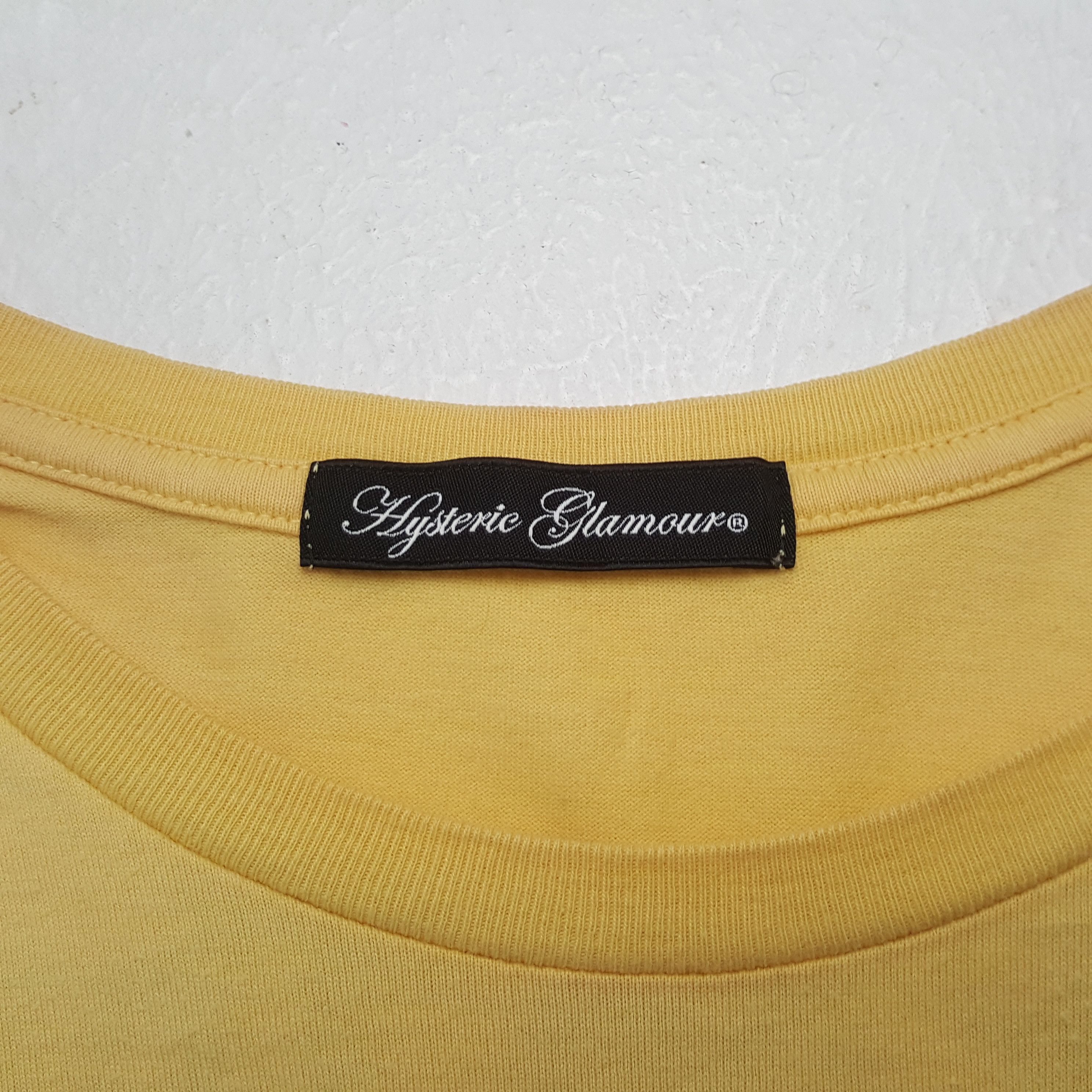 Hysteric Glamour Vintage Hysteric Glamour Japan Fashion Brand T-Shirt C301N50 Size US XS / EU 42 / 0 - 4 Thumbnail