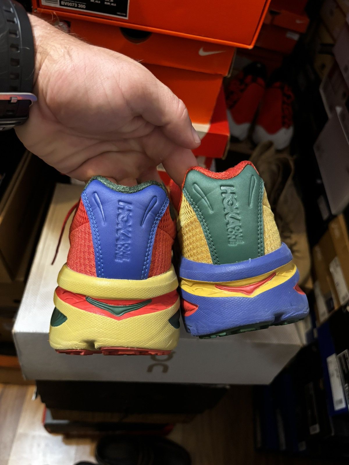 Engineered Garments × Hoka Hoka One One x Engineered Garments Bondi B Multicolor Size US 11 / EU 44 - 5 Thumbnail
