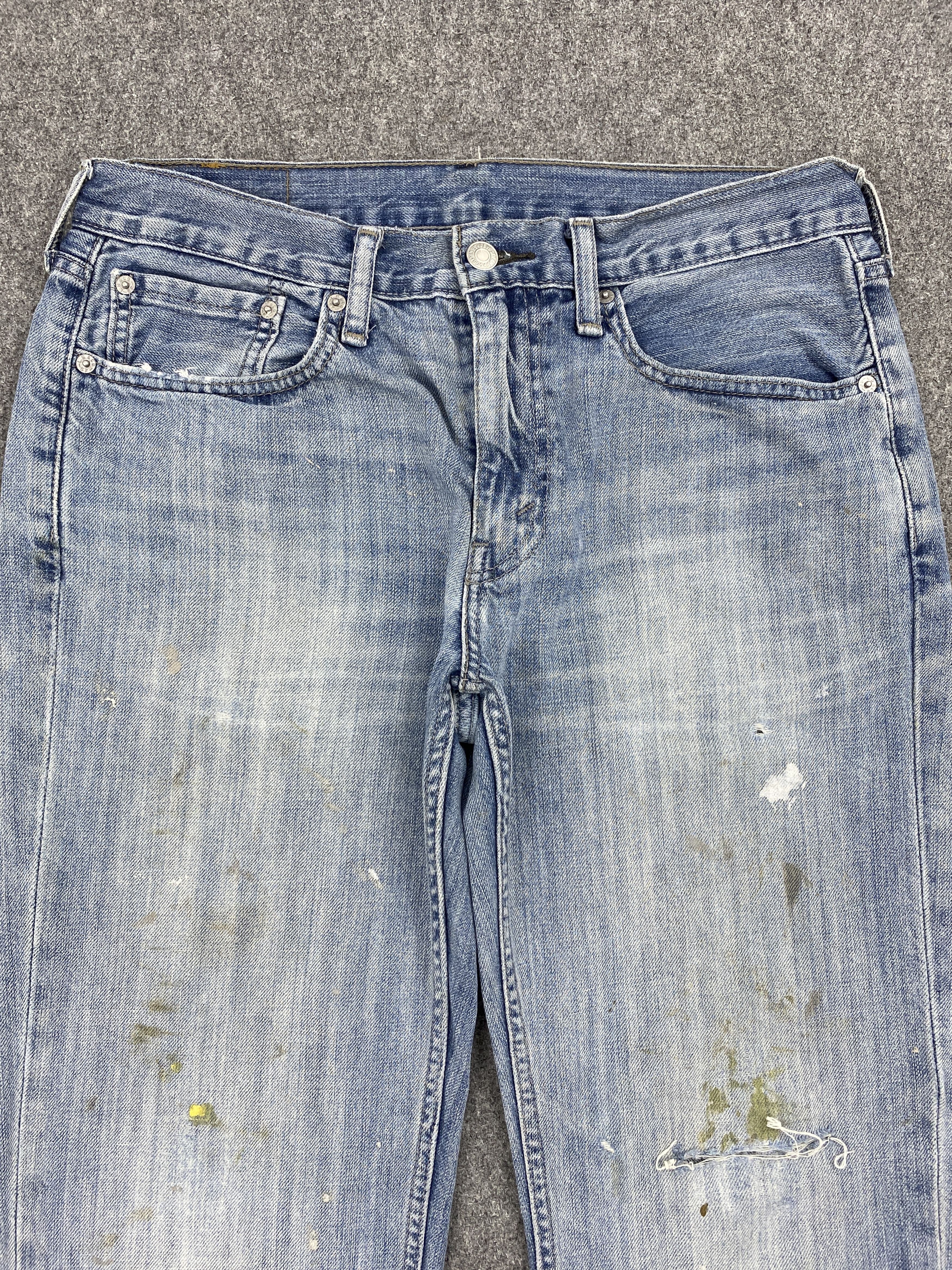 Levi's × Vintage Splatter Paint Vintage Levis 514 Jeans Size US 31 - 2 Thumbnail