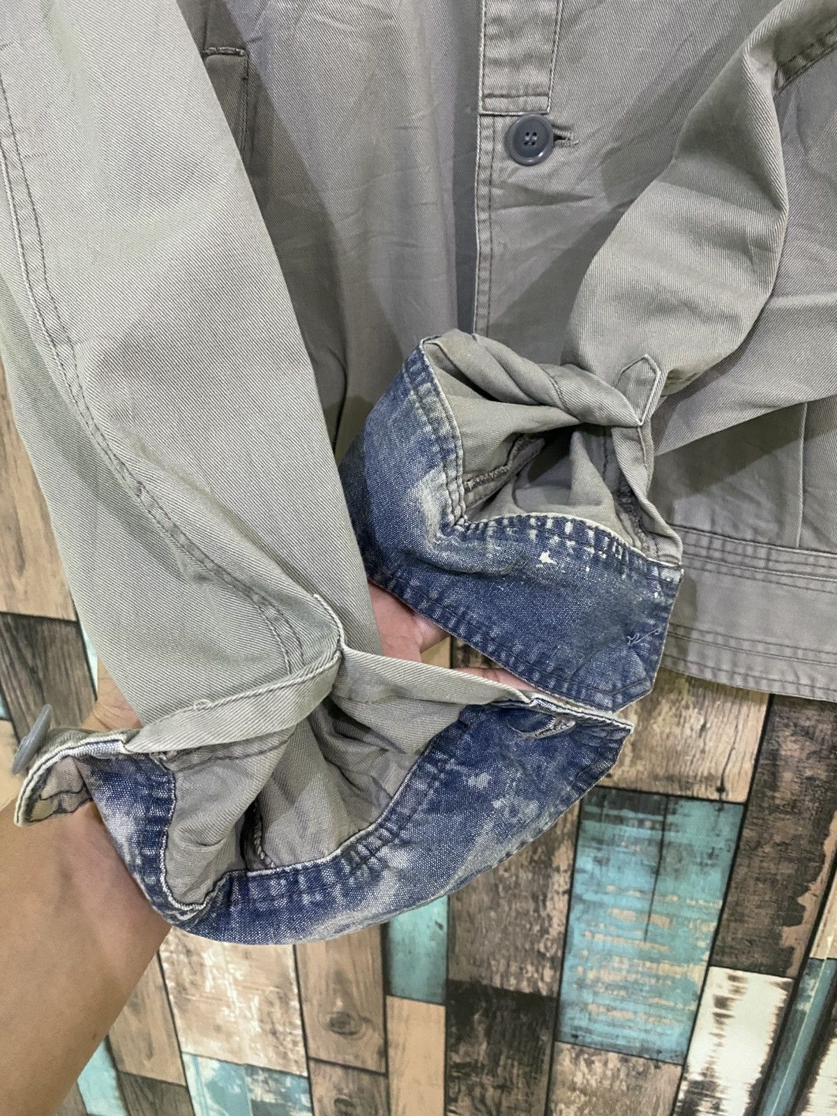 45rpm × Vintage Vintage 45rpm Boys Member Denim Collar Jacket Size US M / EU 48-50 / 2 - 6 Thumbnail
