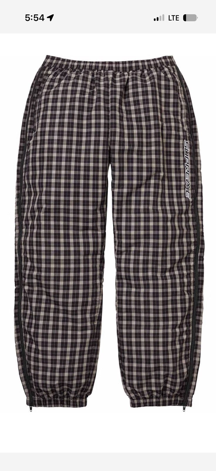 Supreme Plaid Pants | Grailed