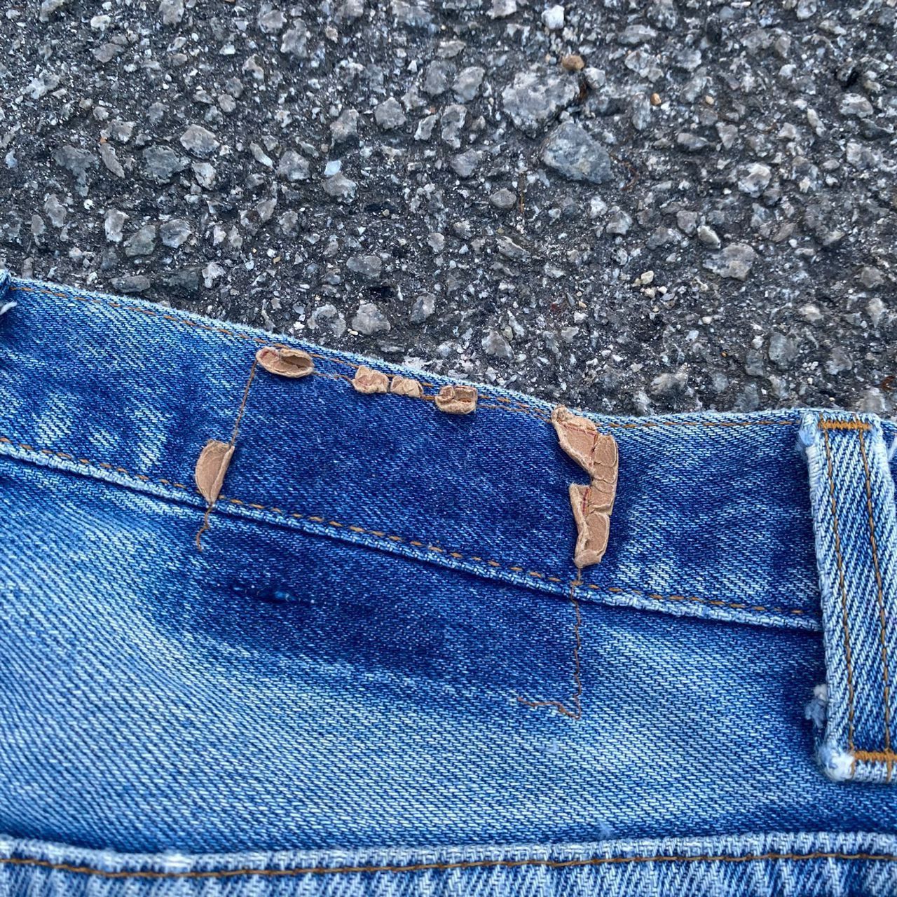 Levi's Vintage 80s Levis 501 Patchwork Denim #kurtcobain Style Size US 32 / EU 48 - 16 Thumbnail