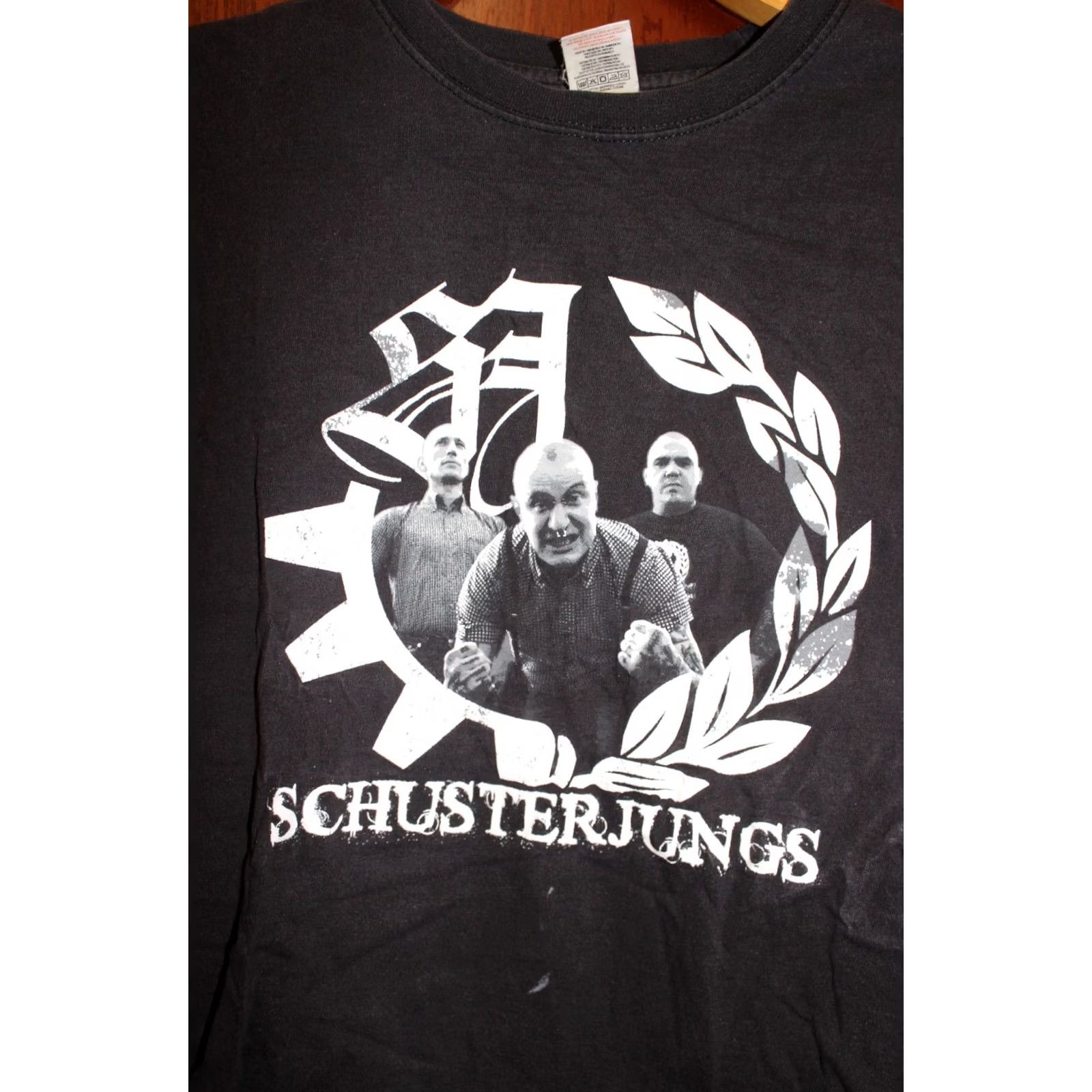 Vintage VINTAGE Schusterjungs T-Shirt Mens L Black Rock Size US L / EU 52-54 / 3 - 2 Thumbnail